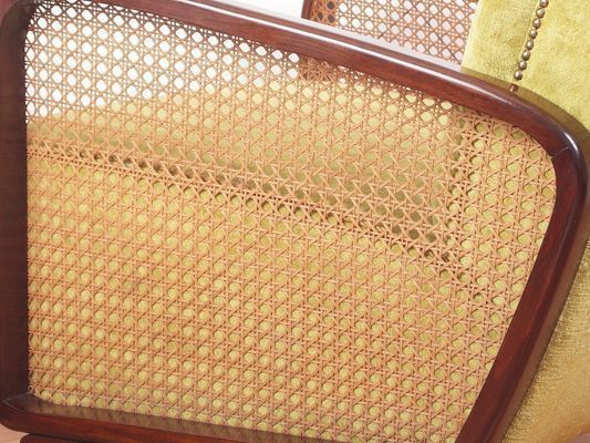 photo for sale Cane Antique Art Deco Lounge Chair Or Club Armchair, 1930s