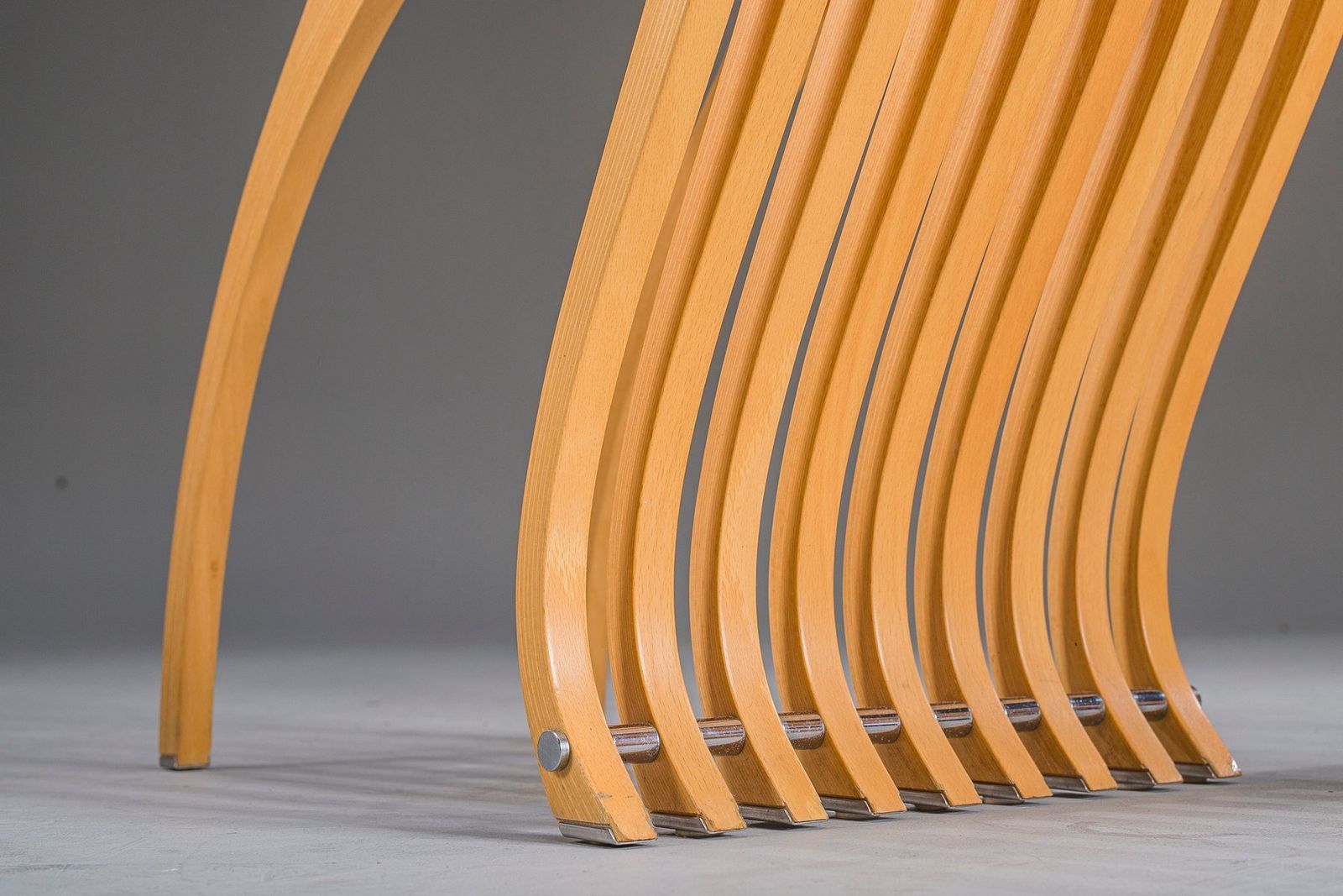 photo furniture Schizzo Chairs In Beech And Chrome By Ron Arad For Vitra, Germany, 1980s, Set Of 2