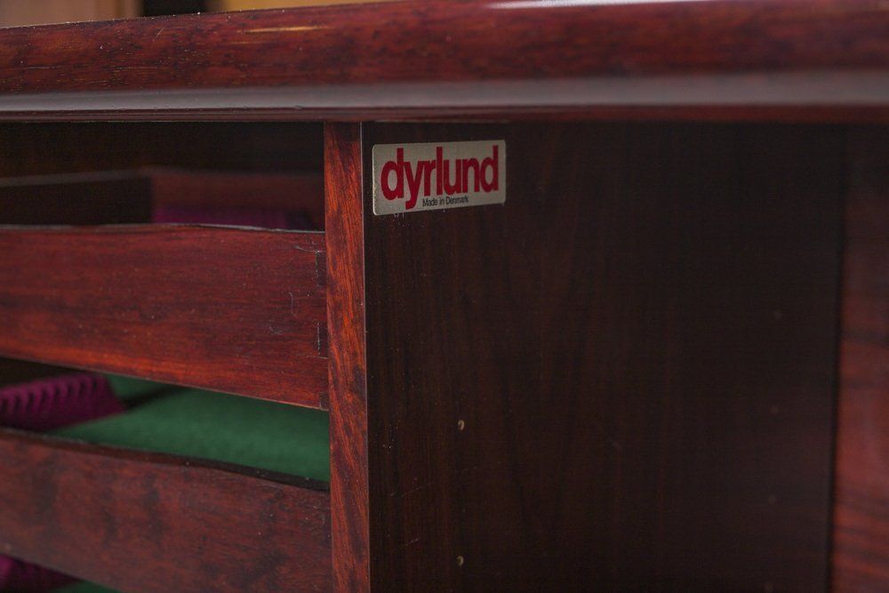 photo for sale Danish Rosewood Tambour Sideboard From Dyrlund, 1960s