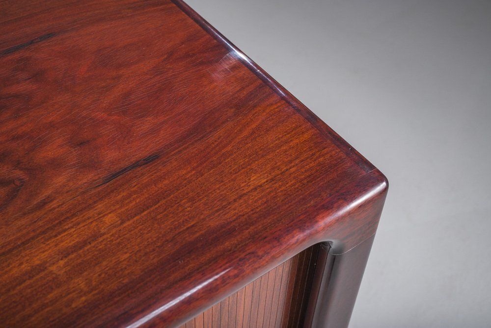 photo buy Danish Rosewood Tambour Sideboard From Dyrlund, 1960s