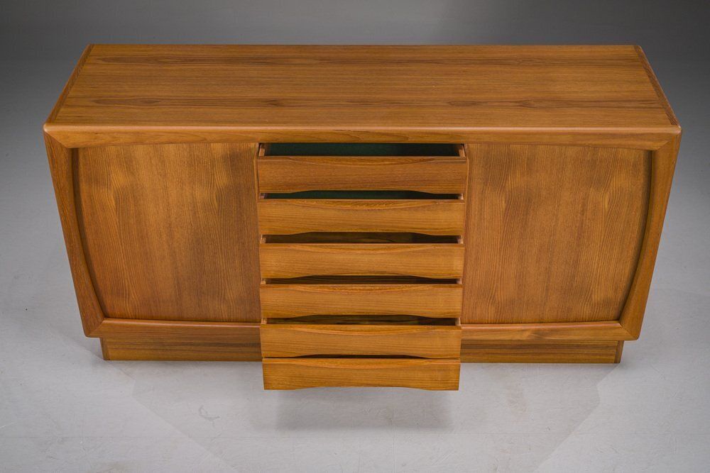 Mid Century Danish Teak Sideboard From Dyrlund, 1980s photo vintage