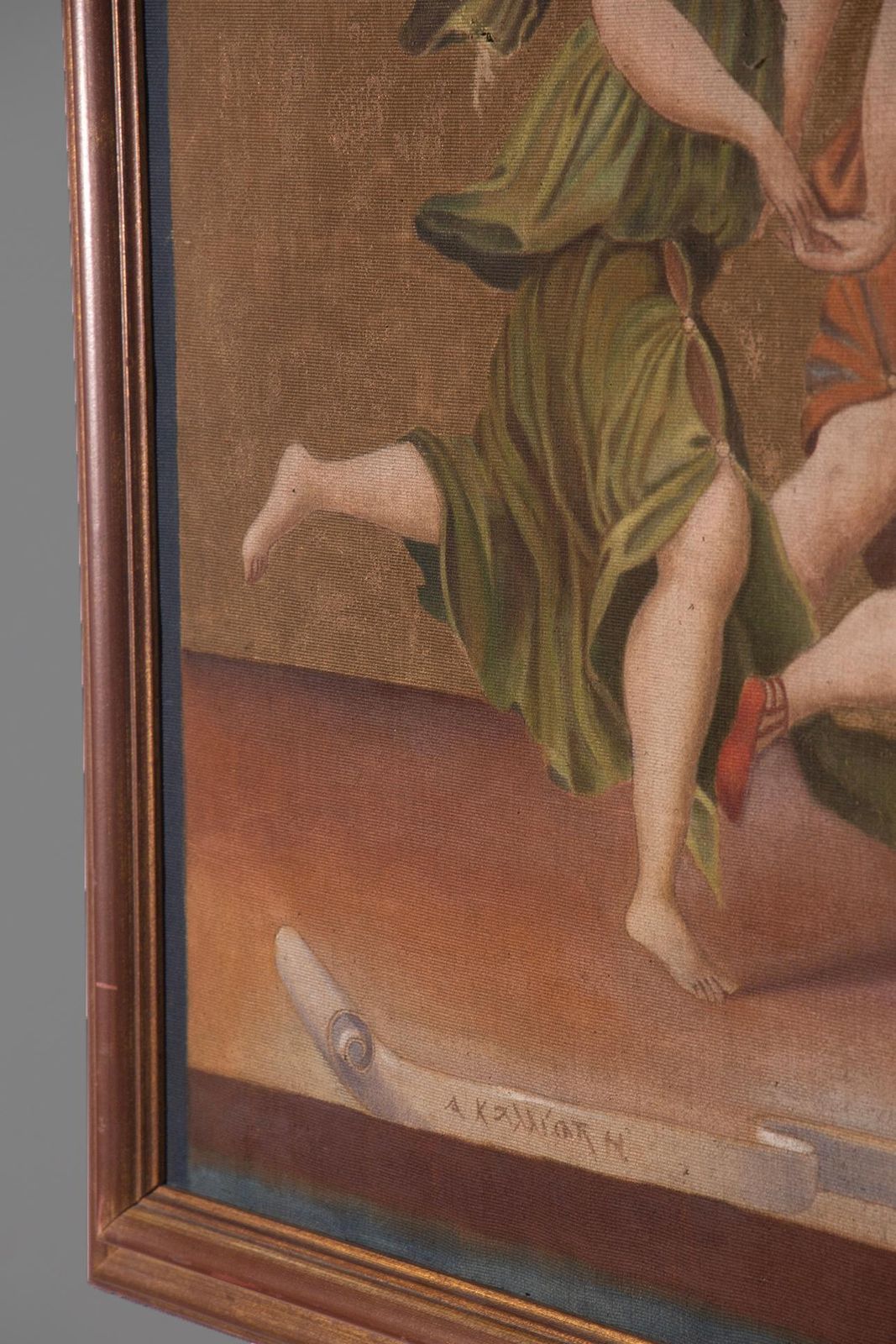 photo buy Painting Depicting "Apollo Dancing With The Nine Muses"