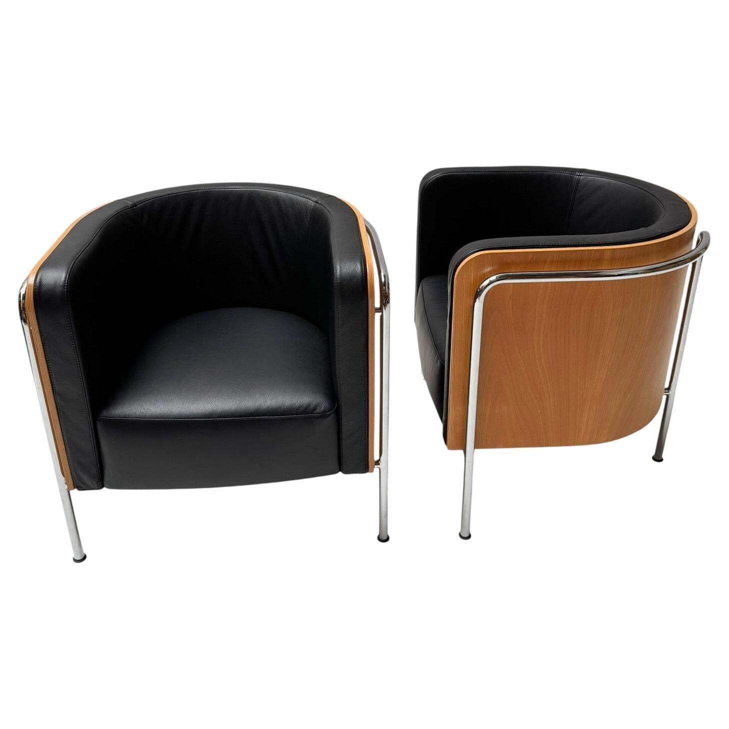 Bauhaus Style S3002 Club Tub Armchairs By Christoph Zschoke For Thonet, 2000s