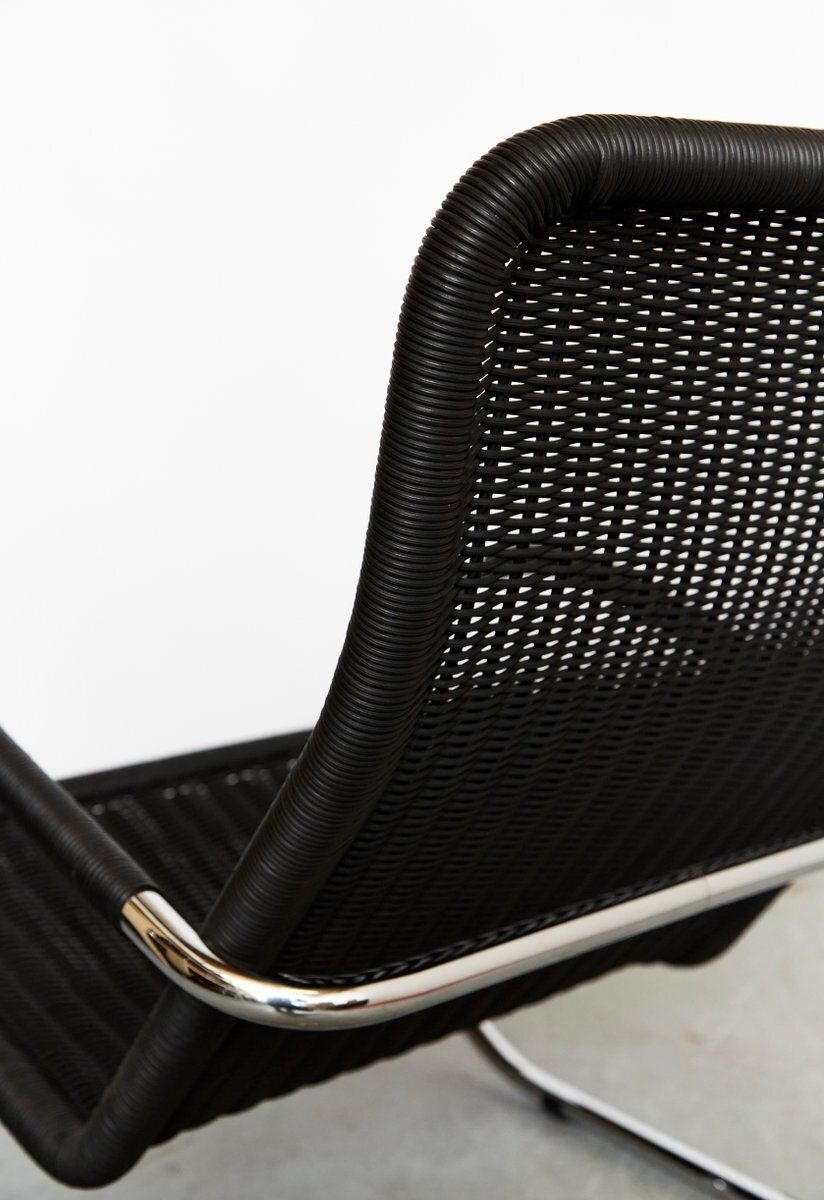 Set Of Vintage D35 Lounge Chair And C35 Ottoman By Anton Lorenz For Tecta, 1990s photo vinterior