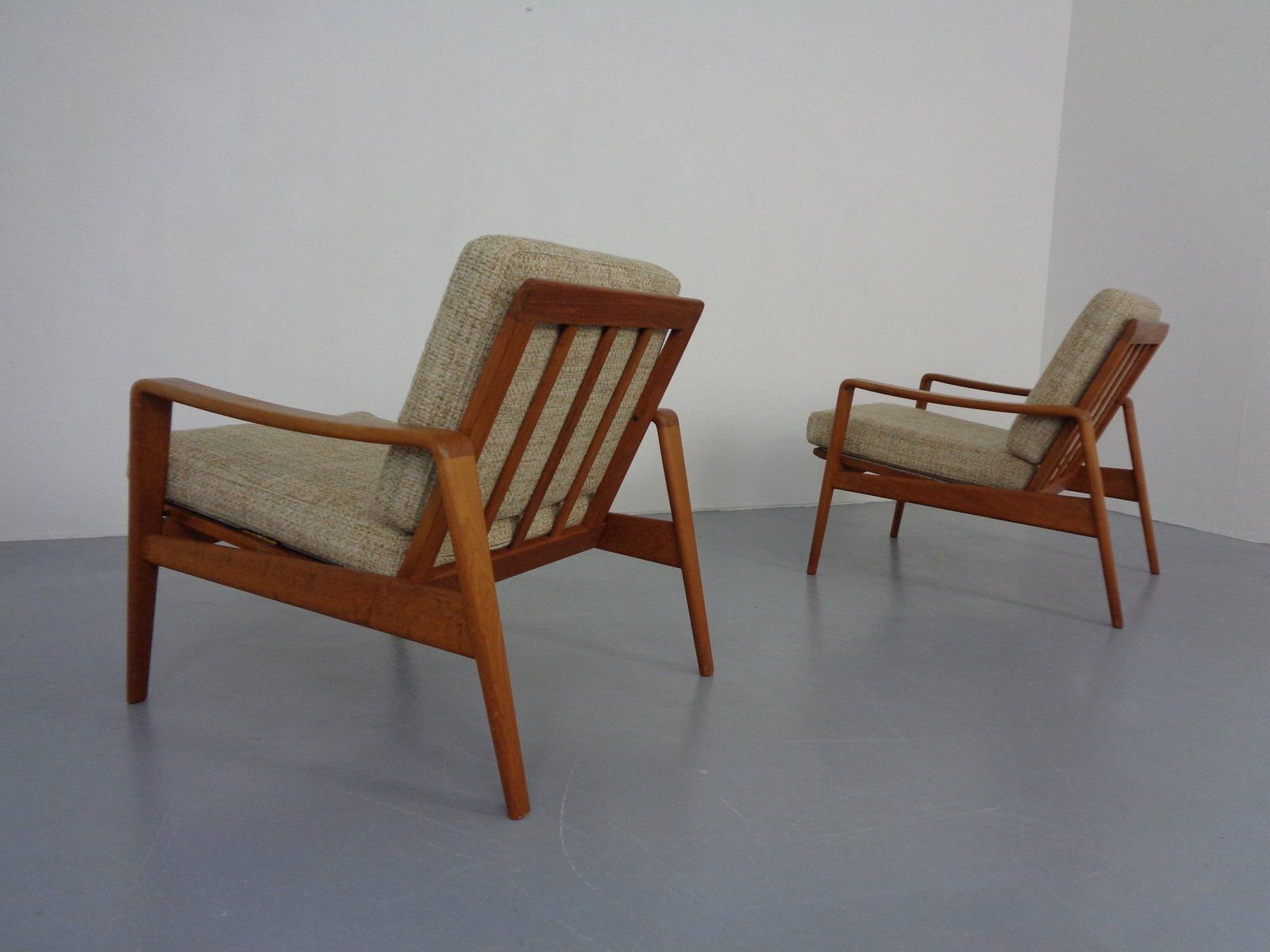 Furniture Danish Modern Living Room Set By Arne Wahl Iversen For Komfort, 1960s, Set Of 3 photo