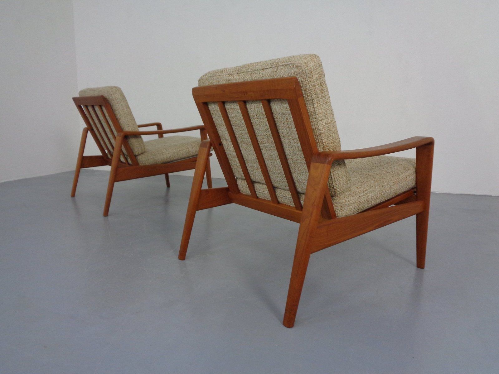 3681.0 Danish Modern Living Room Set By Arne Wahl Iversen For Komfort, 1960s, Set Of 3 photo