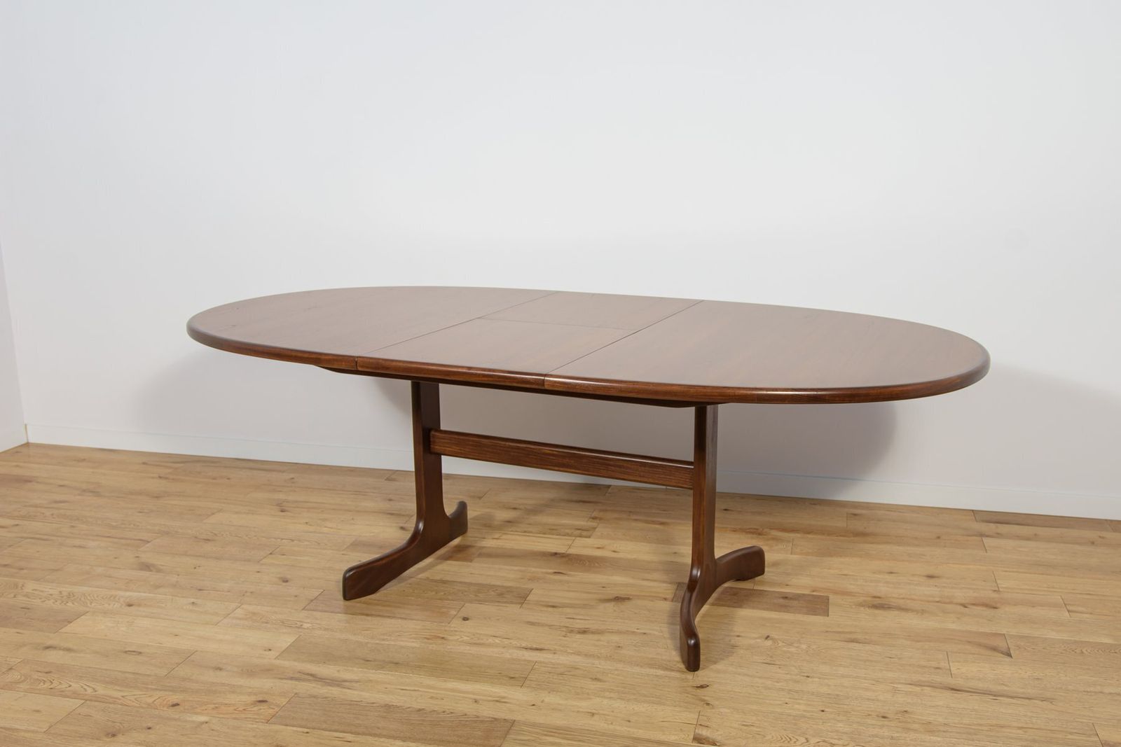 Furniture Mid Century Oval Dining Table In Teak From G Plan, United Kingdom, 1960s photo