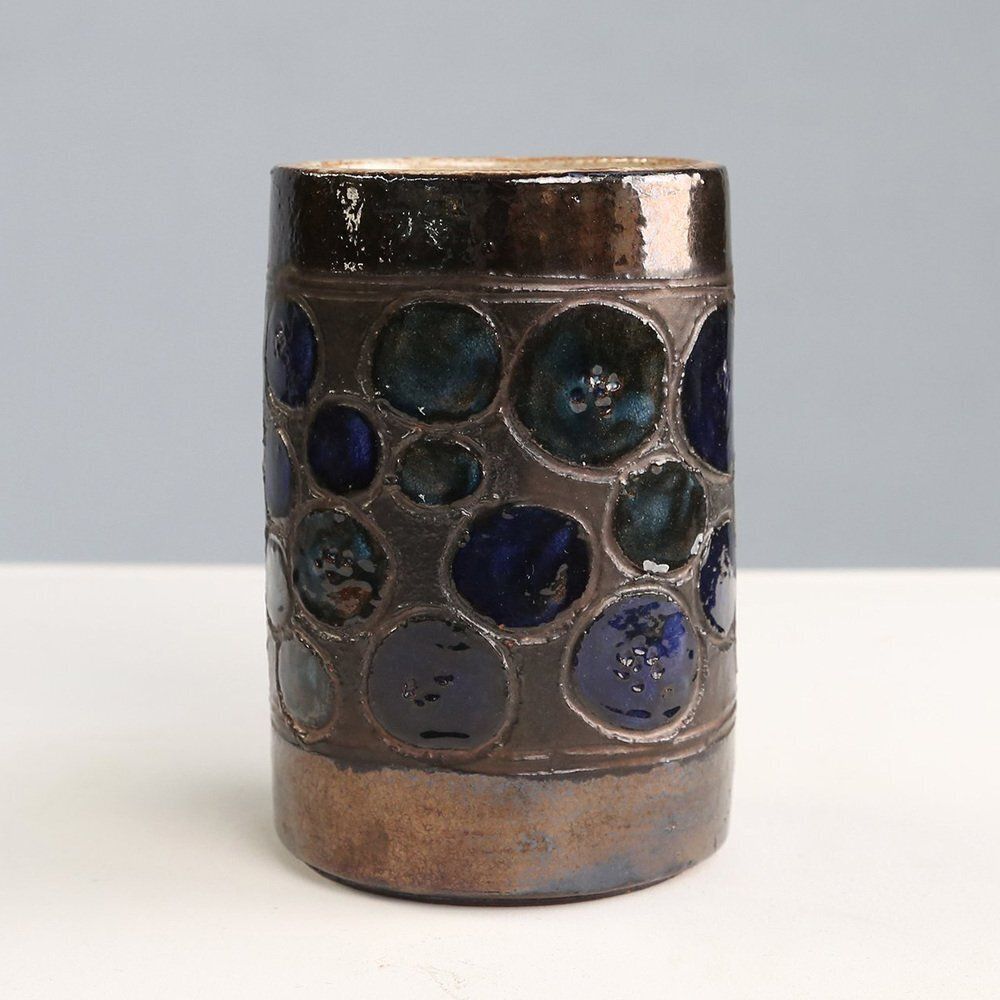 Sculptural Ceramic Vase From Perignem, Belgium, 1960s