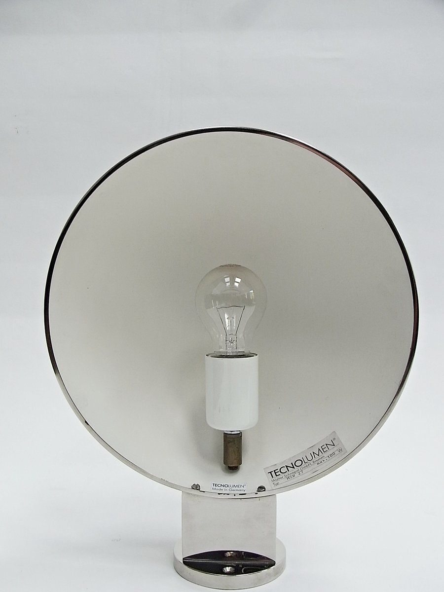 Bowl Shaped Msw 27 Wall Sconce In Nickel Plated Metal By Mart Stam 1927 For Technolumen, Germany photo furniture