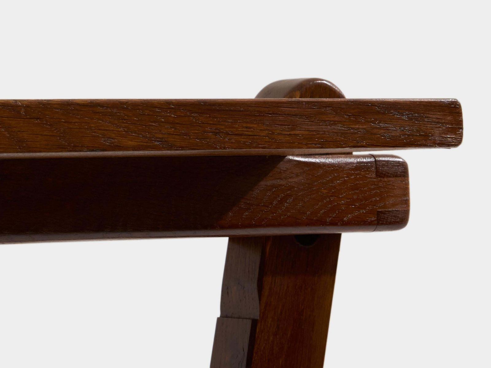 French Art Deco Tinted Oak Wood Serving Table 1940 photo buy