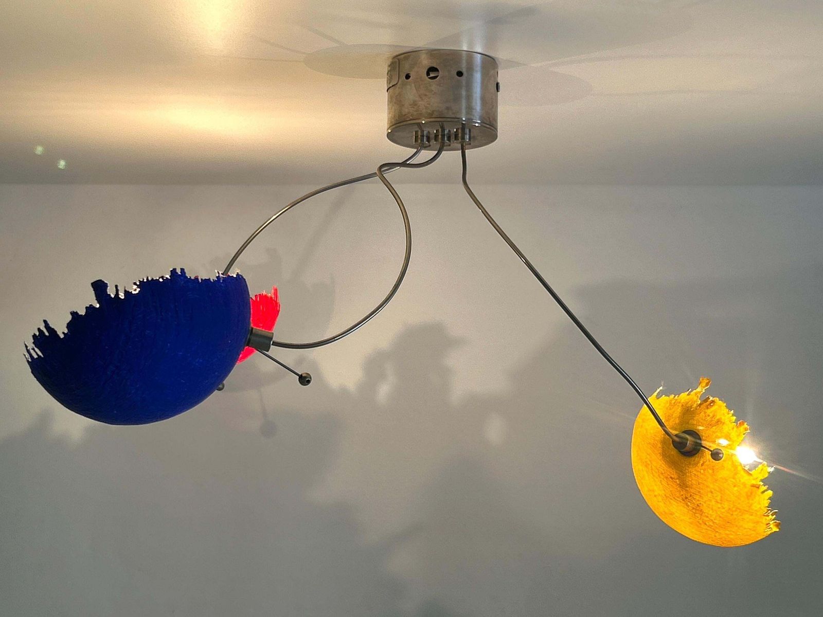 photo for sale Amazing Ceiling Or Wall Light 'Post Krisi 0022' By Catellani & Smith Italy 2004