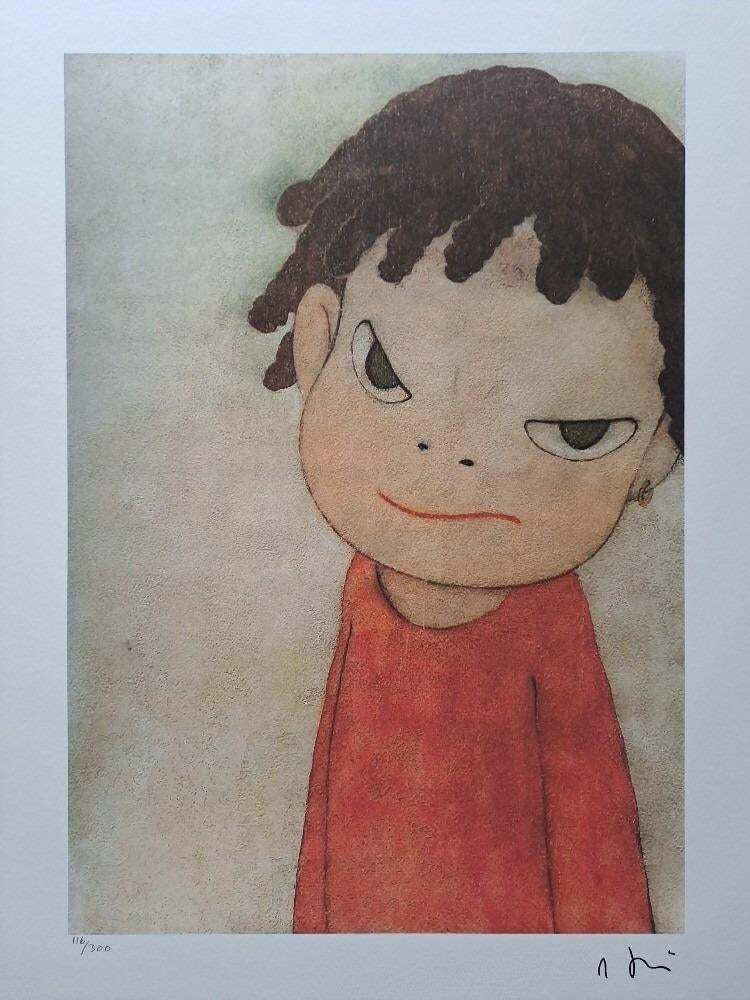 After Nara Yoshitomo, Angry, 1990s, Limited Edition Lithograph photo Art