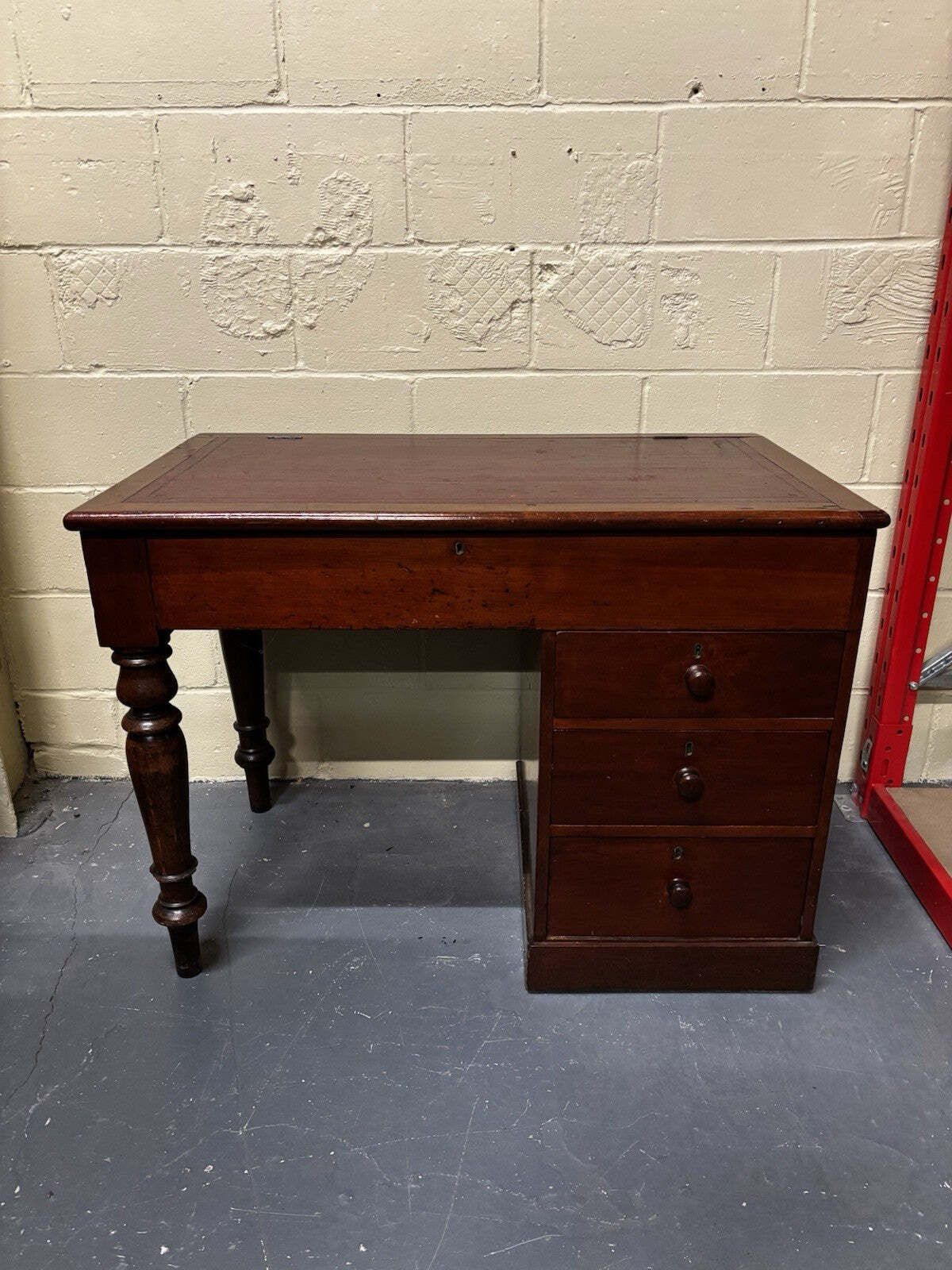 Victorian Mahogany Architects Desk With Drawers And Top Storage photo buy