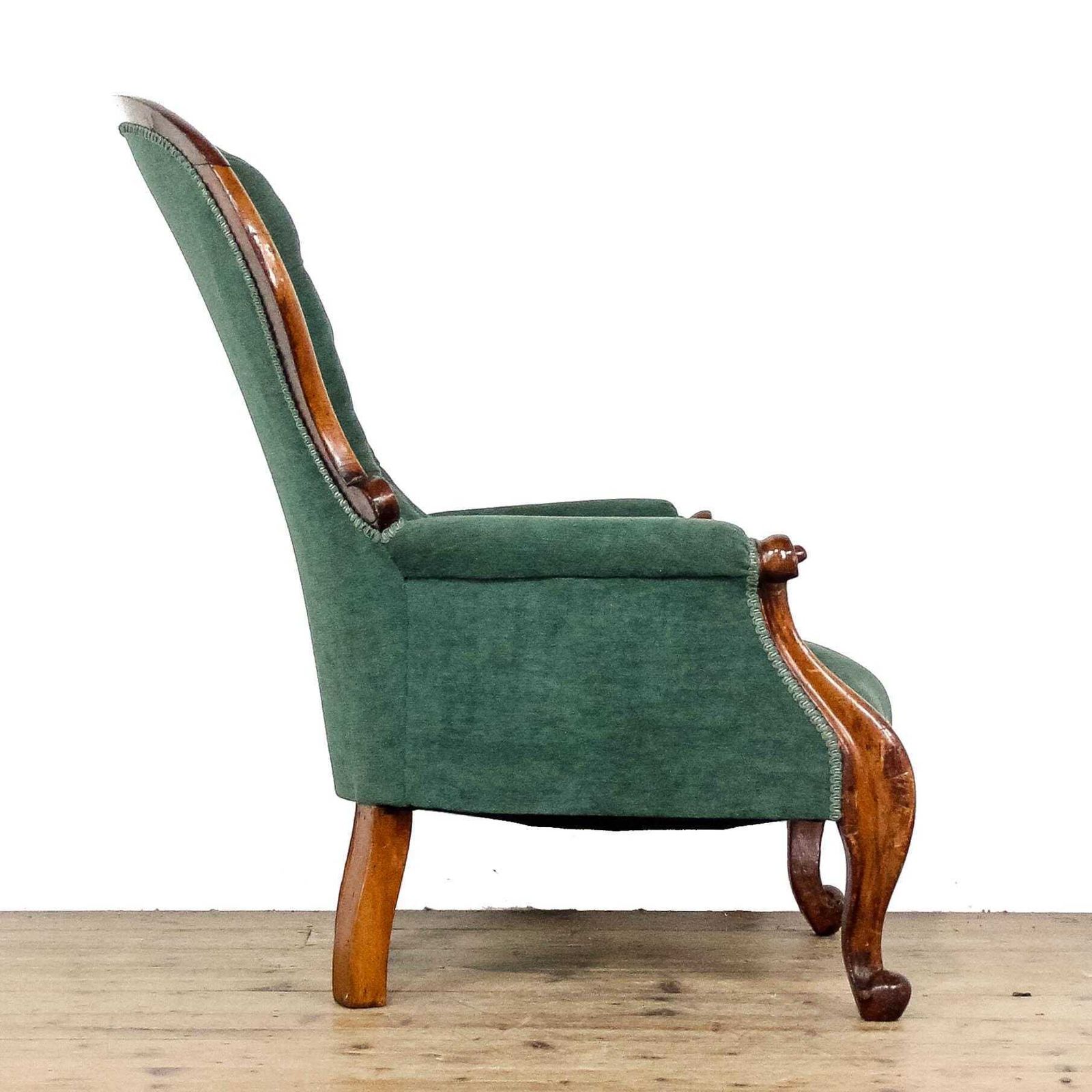 Antique Victorian Upholstered Armchair photo 595.0
