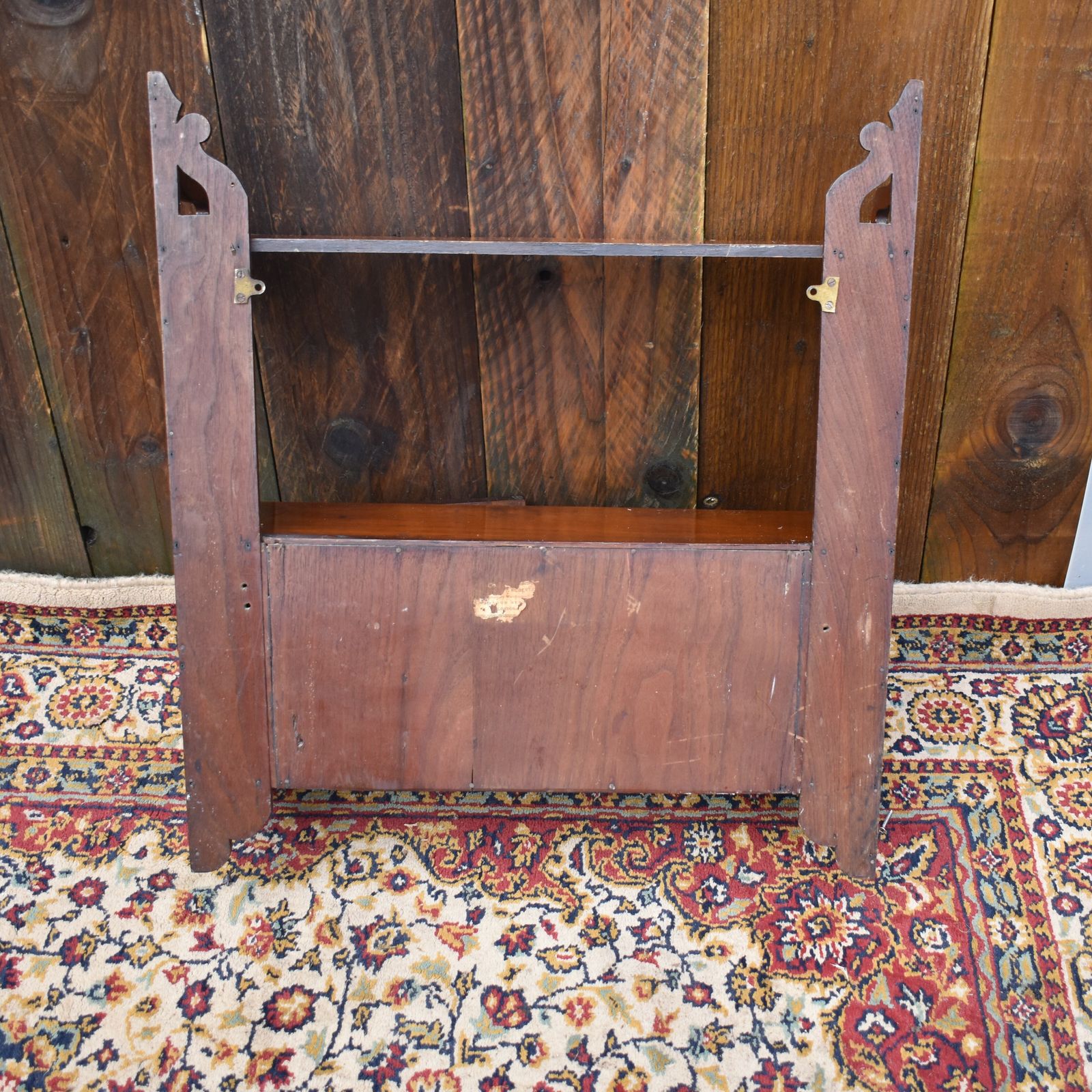 photo vinterior Antique Edwards & Roberts Of London Kitchen Bathroom Cabinet Display Spice Rack