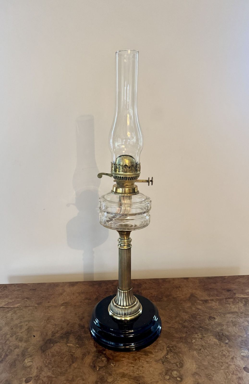 Stunning Quality Victorian Oil Lamp photo furniture