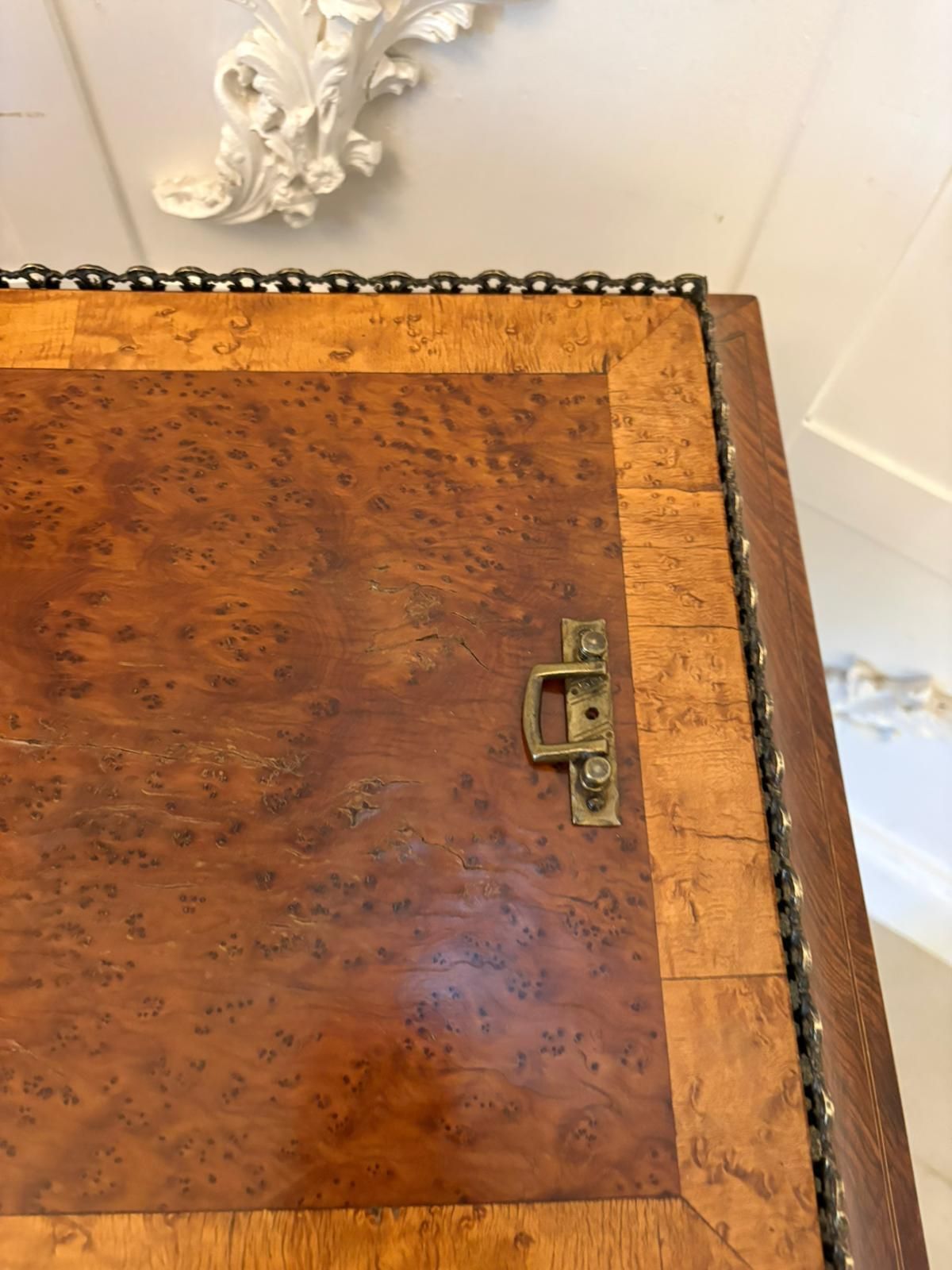 Quality Antique French Walnut Jardinière Table photo vinterior