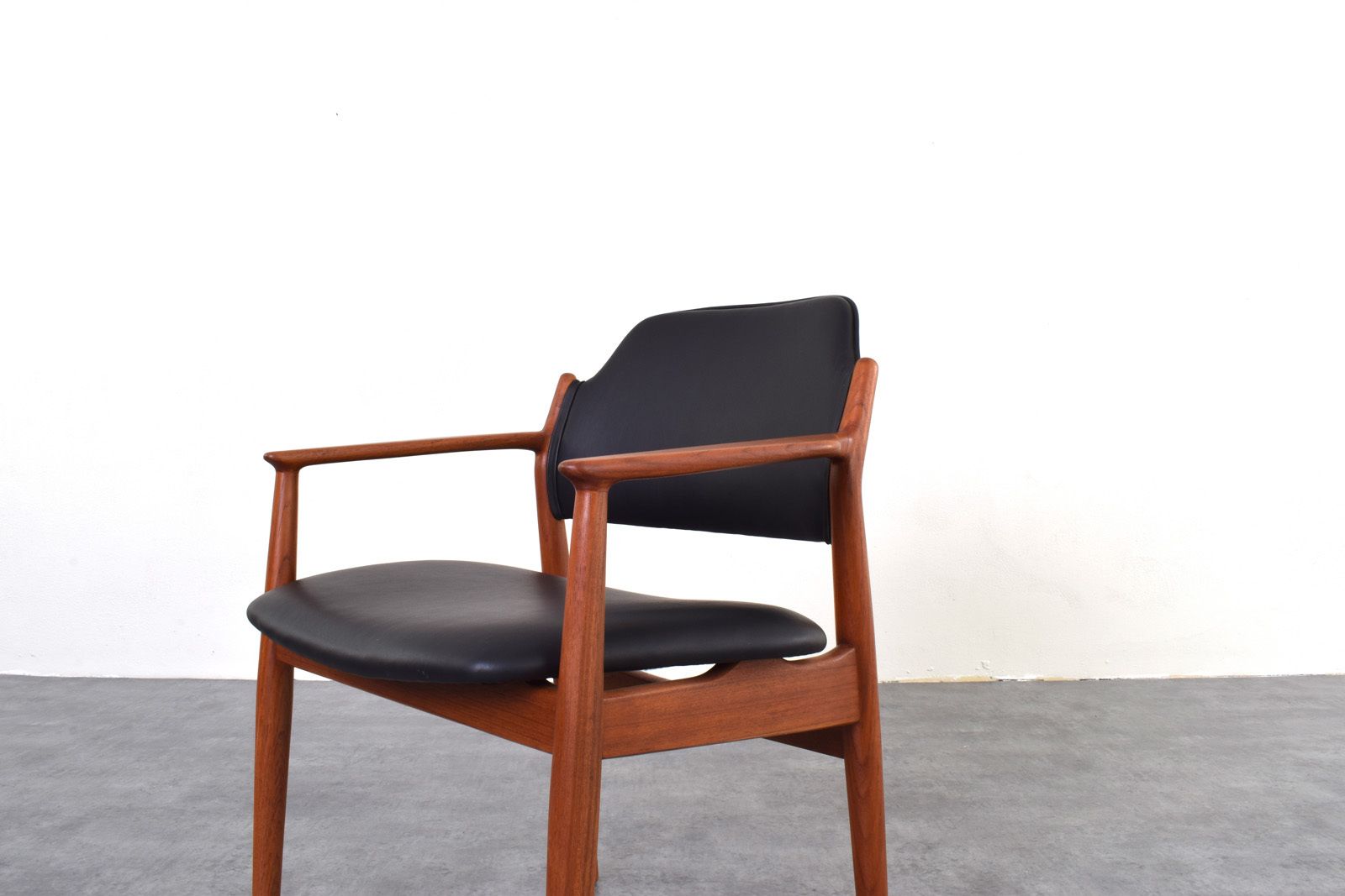 Mid Century Danish Teak Chairs Model 62a By Arne Vodder For Sibast, 1960s. photo vintage