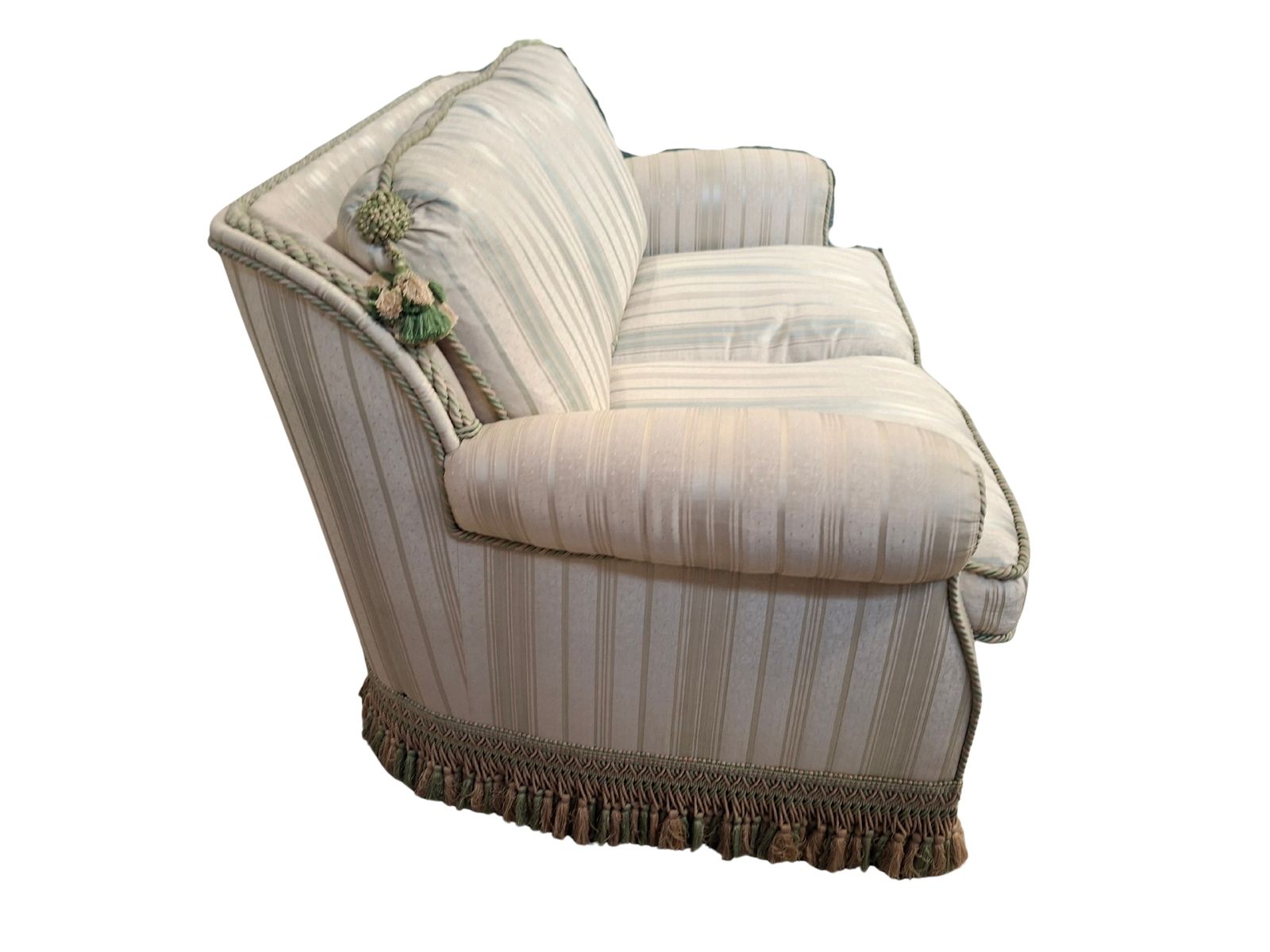 photo furniture Coppia Di Divani Vintage In Seta Di San Leucio – Anni '80
