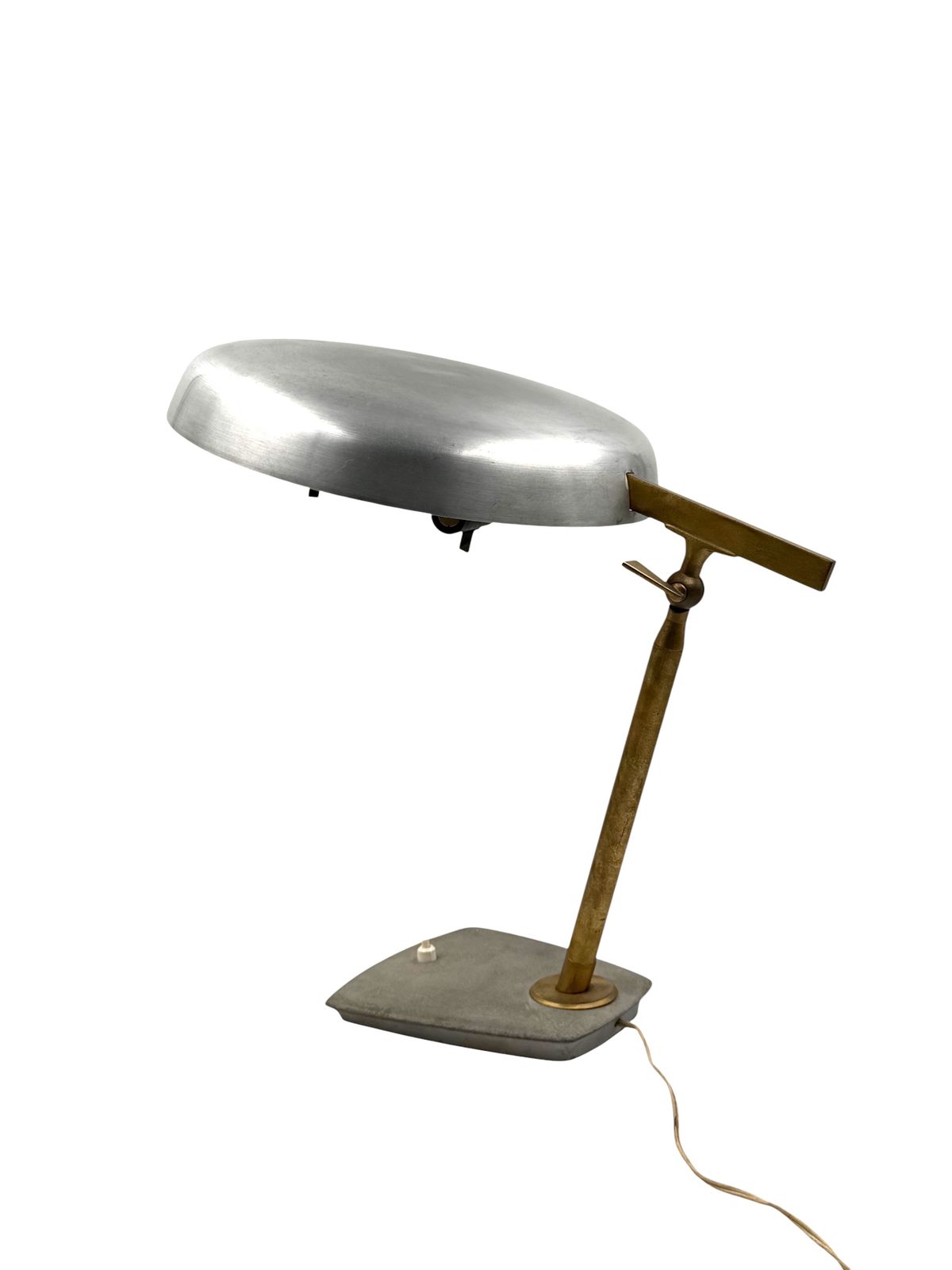 Oscar Torlasco, Brass Desk  Lamp, Prod. Lumi, Circa 1960s
