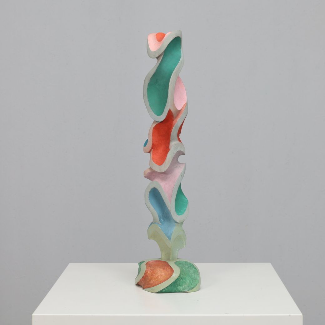 Modernist Wooden Sculpture, Attributed To Ivan Stoyanov, Bulgaria, 1981 photo for sale
