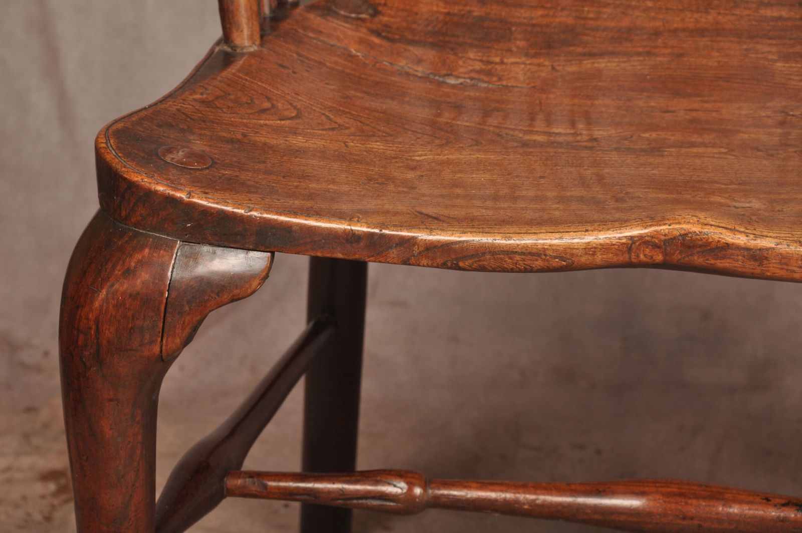 Rare 18th Century Cherrywood Thames Valley Windsor Chair photo buy