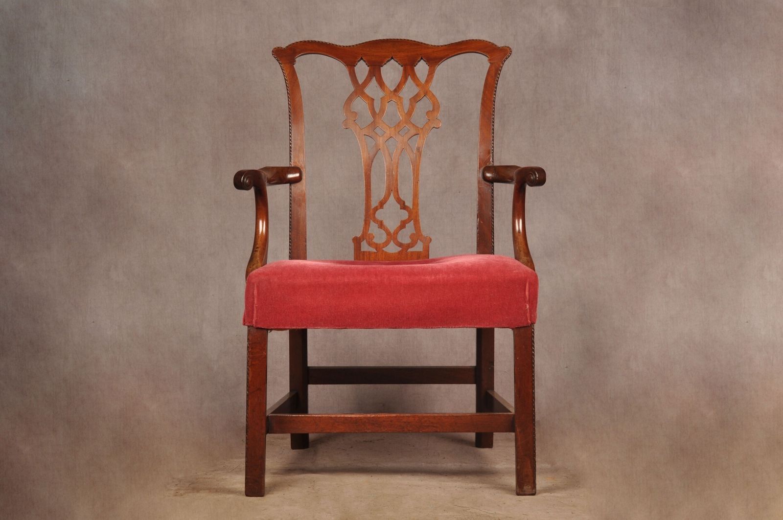Fine 18th Century Mahogany Chippendale Armchair photo for sale