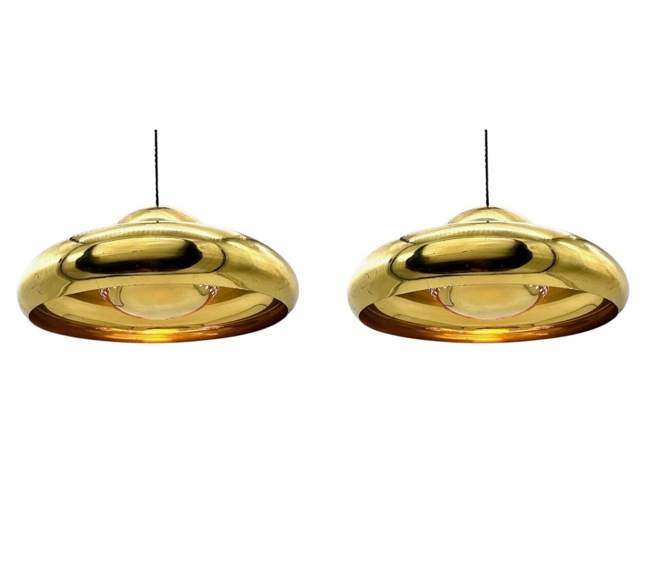 photo for sale A Pair Of 1960s Brass Fior Di Loto" Ceiling Lights By Alfra And Tobia Scarpa For Lighting Company Flos