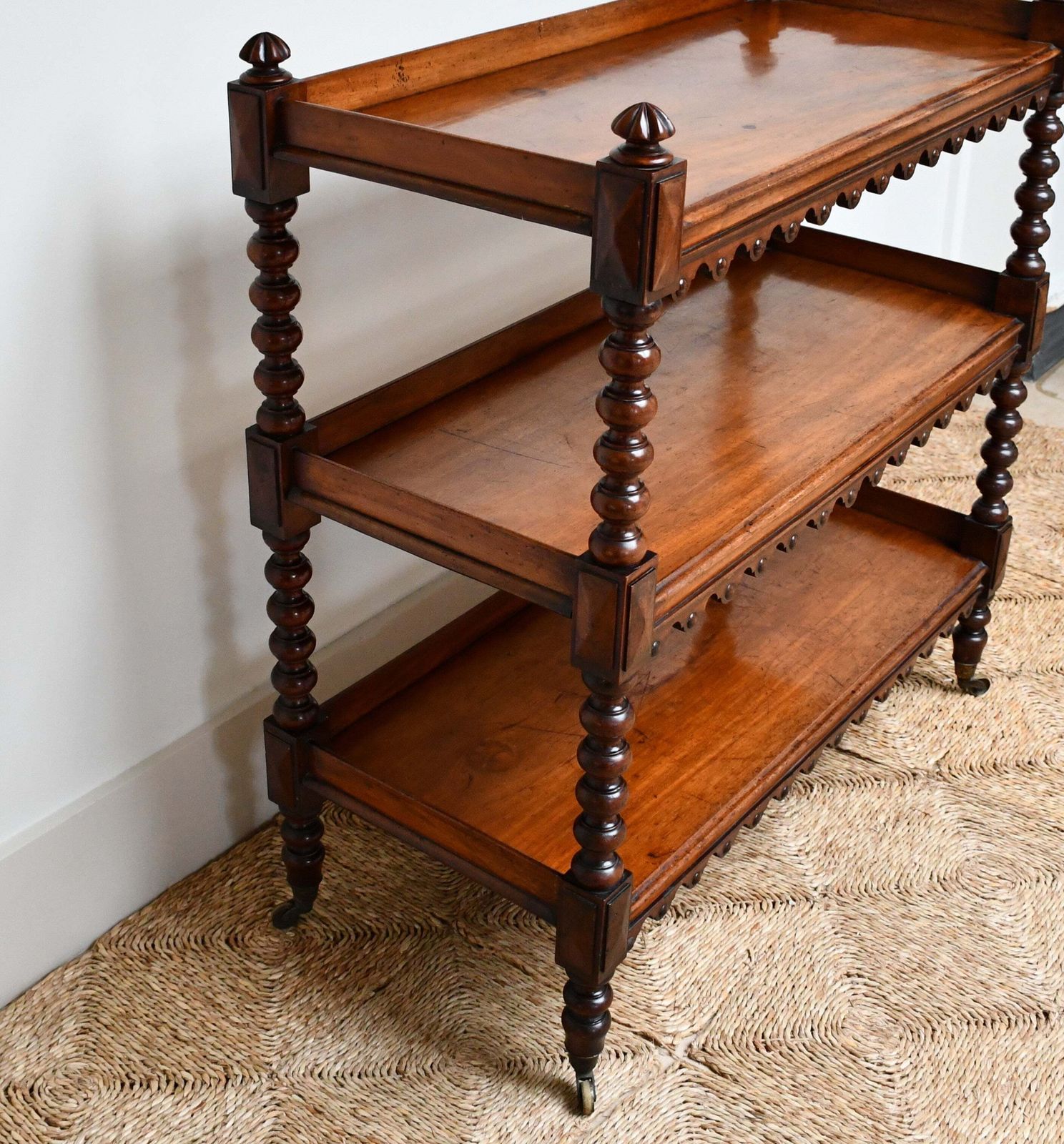 19th Century   Bobbin Buffet Table photo vinterior