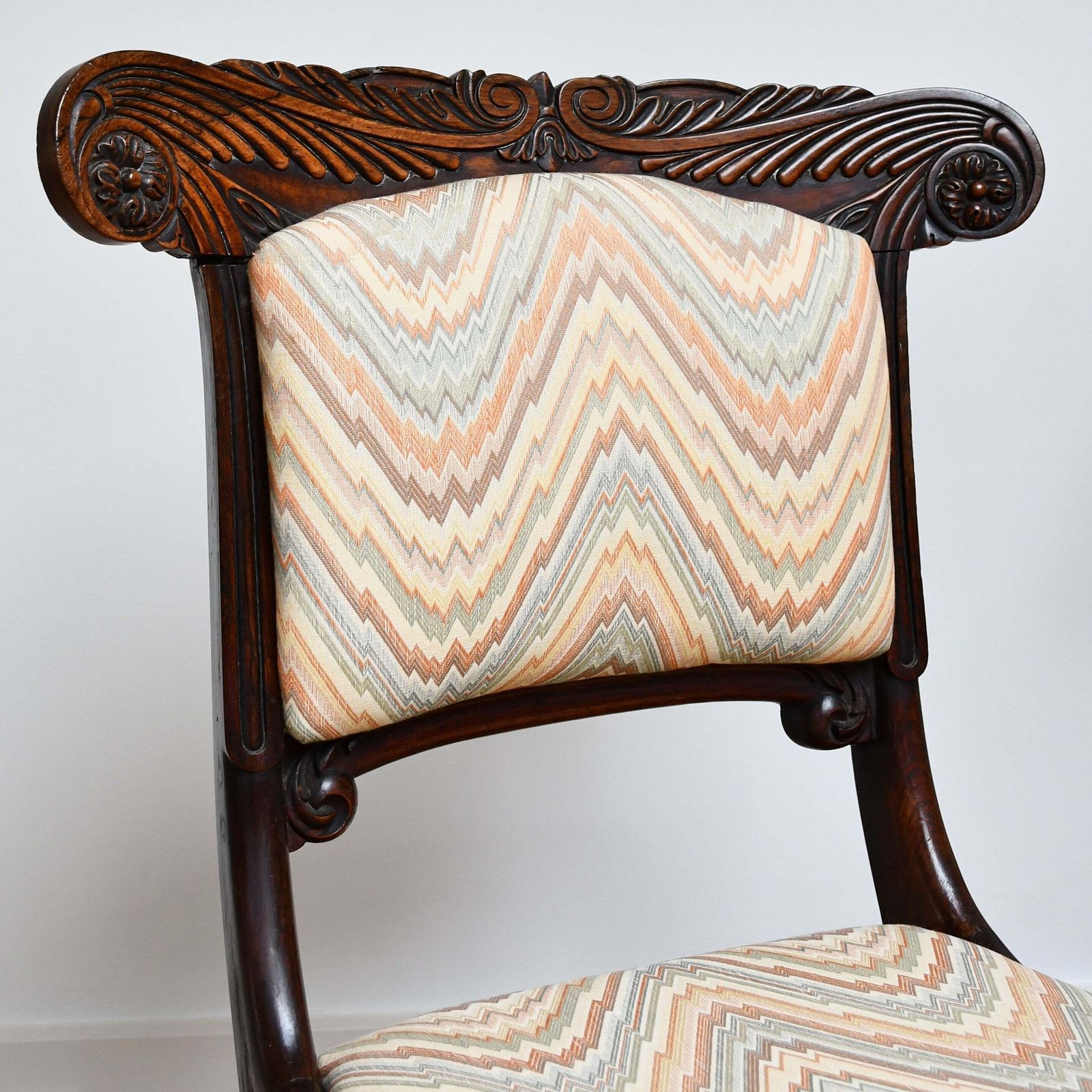 A Pair Of Early 19th Century   Side Chairs photo vintage