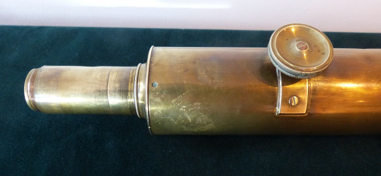 photo furniture Antique Mid 19th Century Refracting Telescope Dollond London Stand & Case