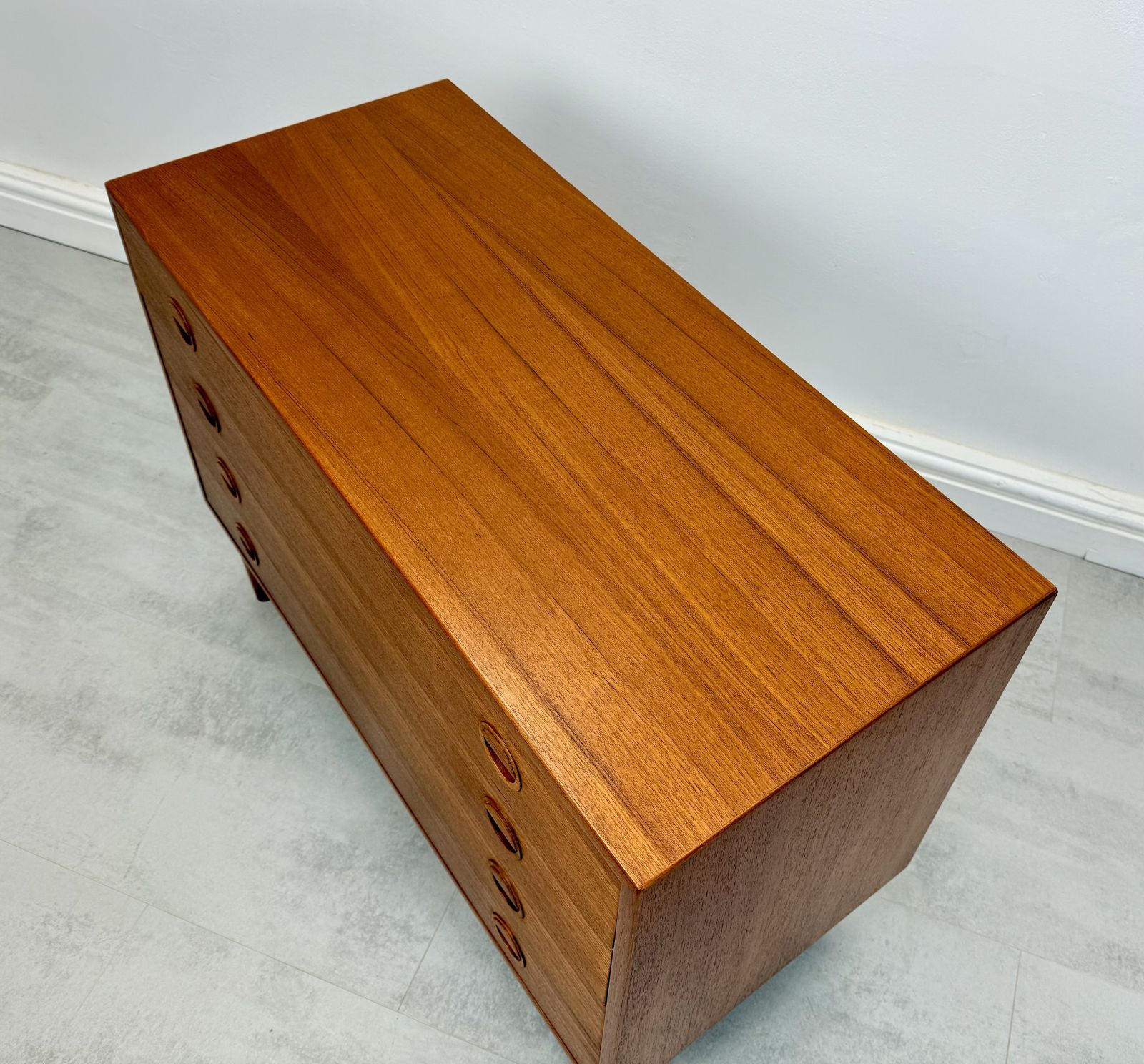 Danish Teak Chest Of Drawers, 1970s photo vintage