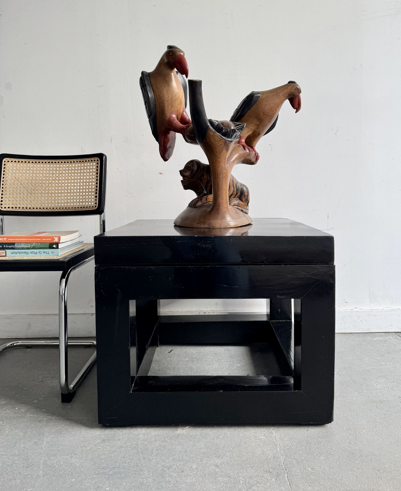 Large Wooden African Bird Sculpture photo 220.0