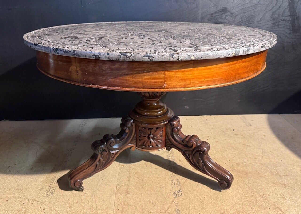 French Round Gueridon Centre Table