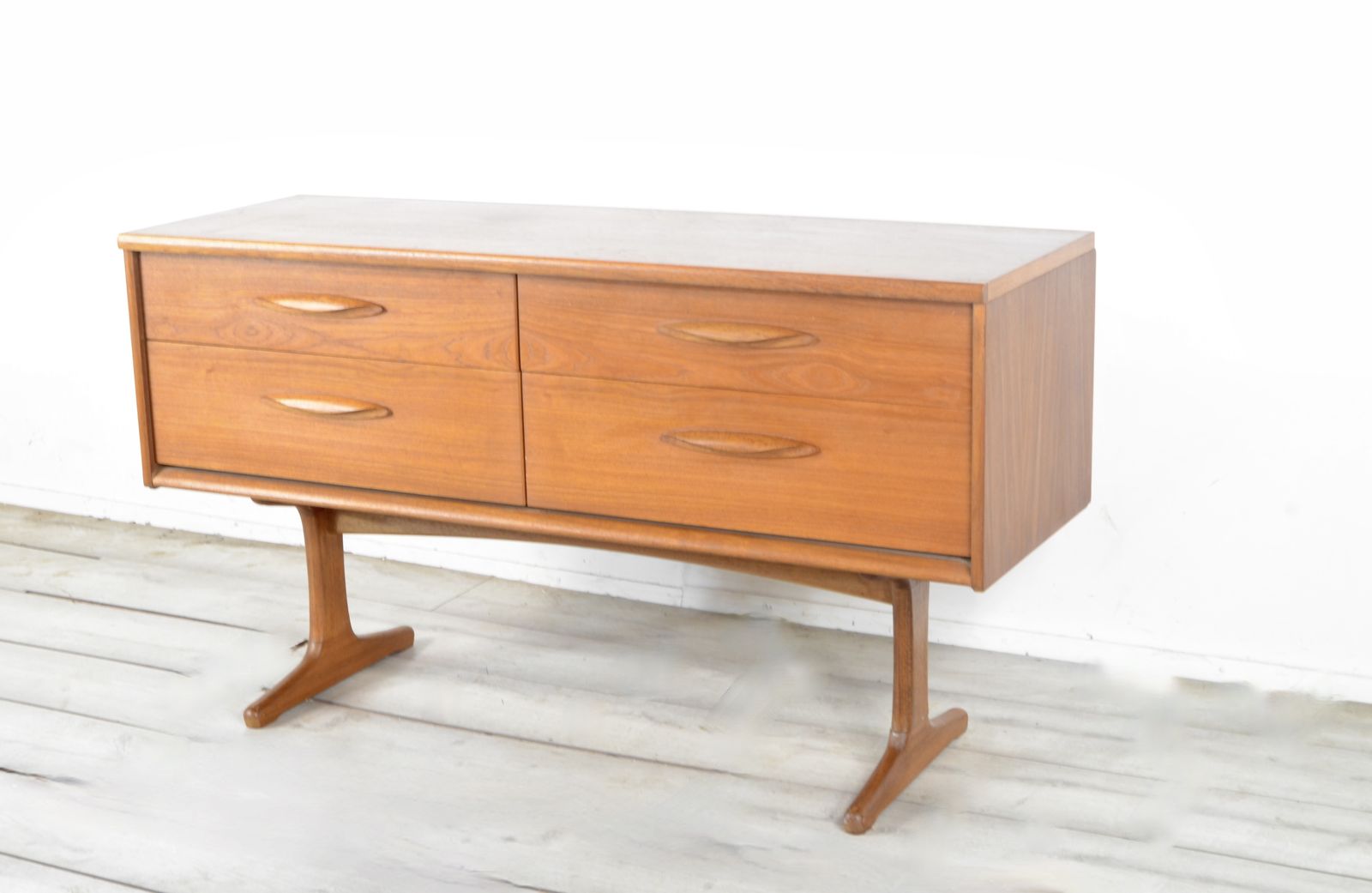 Midcentury Teak Sideboard / Dresser By Frank Guille For Austinsuite. Vintage Modern / Danish Style photo furniture
