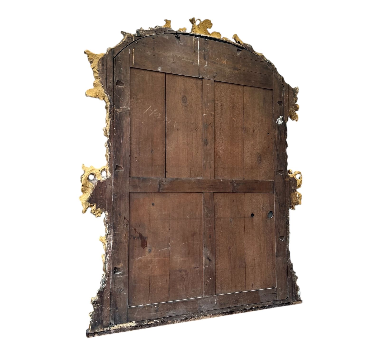 Home Decor Large Antique Italian 18th Century Gilt Wood Mirror photo