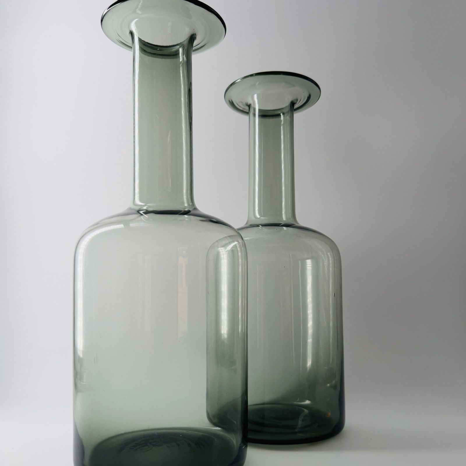 Danish “Floor Vase” Set By Otto Brauer For Holmegaard photo 485.0