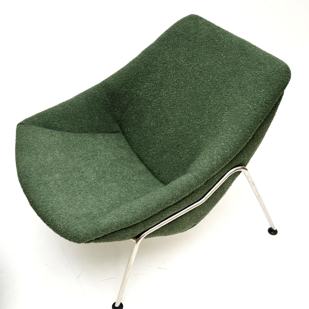Vintage Oyster Armchair And Foot Stool photo buy