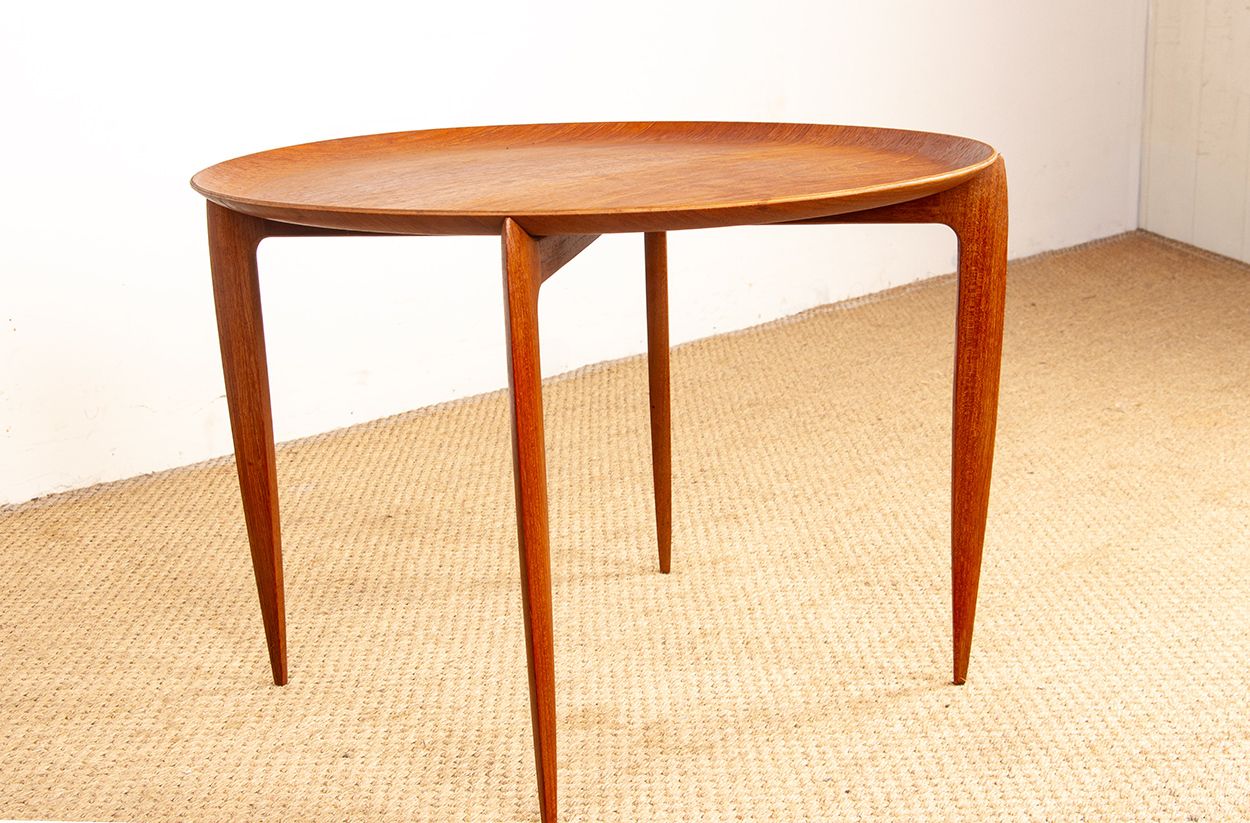Coffee Table, Folding, Danish Teak, Model 4508 By Engholm And Willumsen For Fritz Hansen, 1960s. photo Furniture