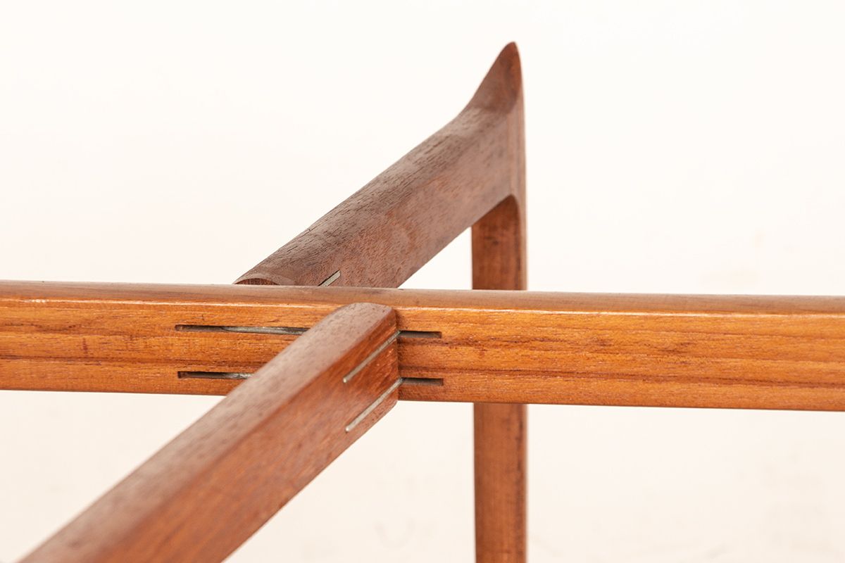 photo for sale Table basse pliante en teck danois, modèle 4508, par Engholm et Willumsen pour Fritz Hansen, années 1960.
