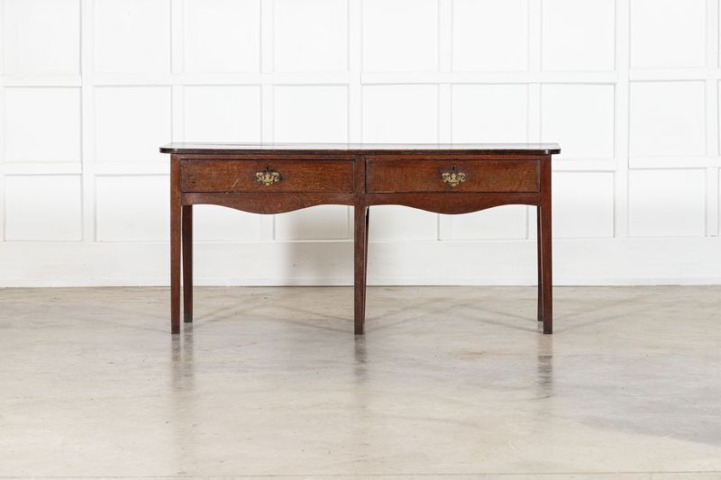 18thc English Country Oak Dresser Base photo furniture