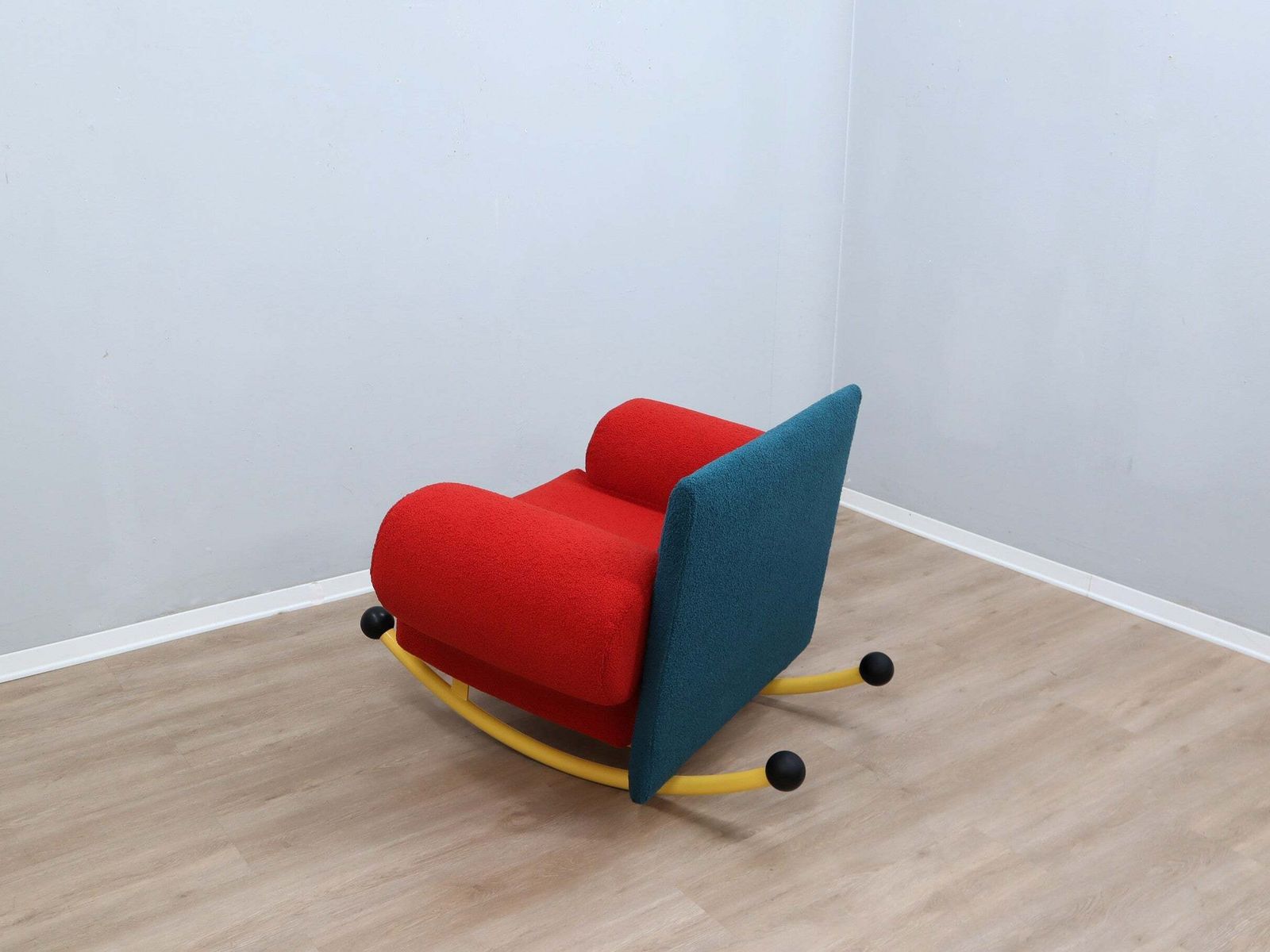 Topolino Rocking Chair By Seveso & Trezzi For Felice Rossi, 1980s photo furniture