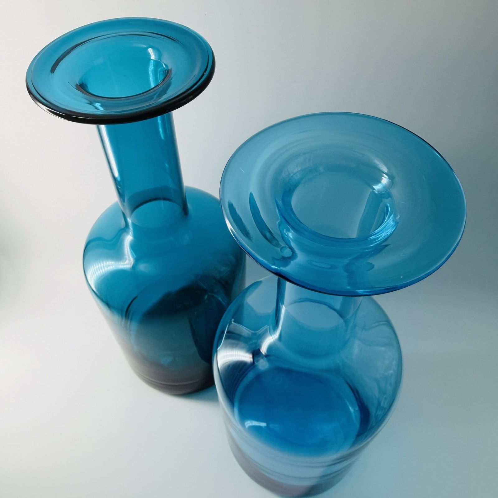 photo furniture Danish “Floor Vase” Set By Otto Brauer For Holmegaard