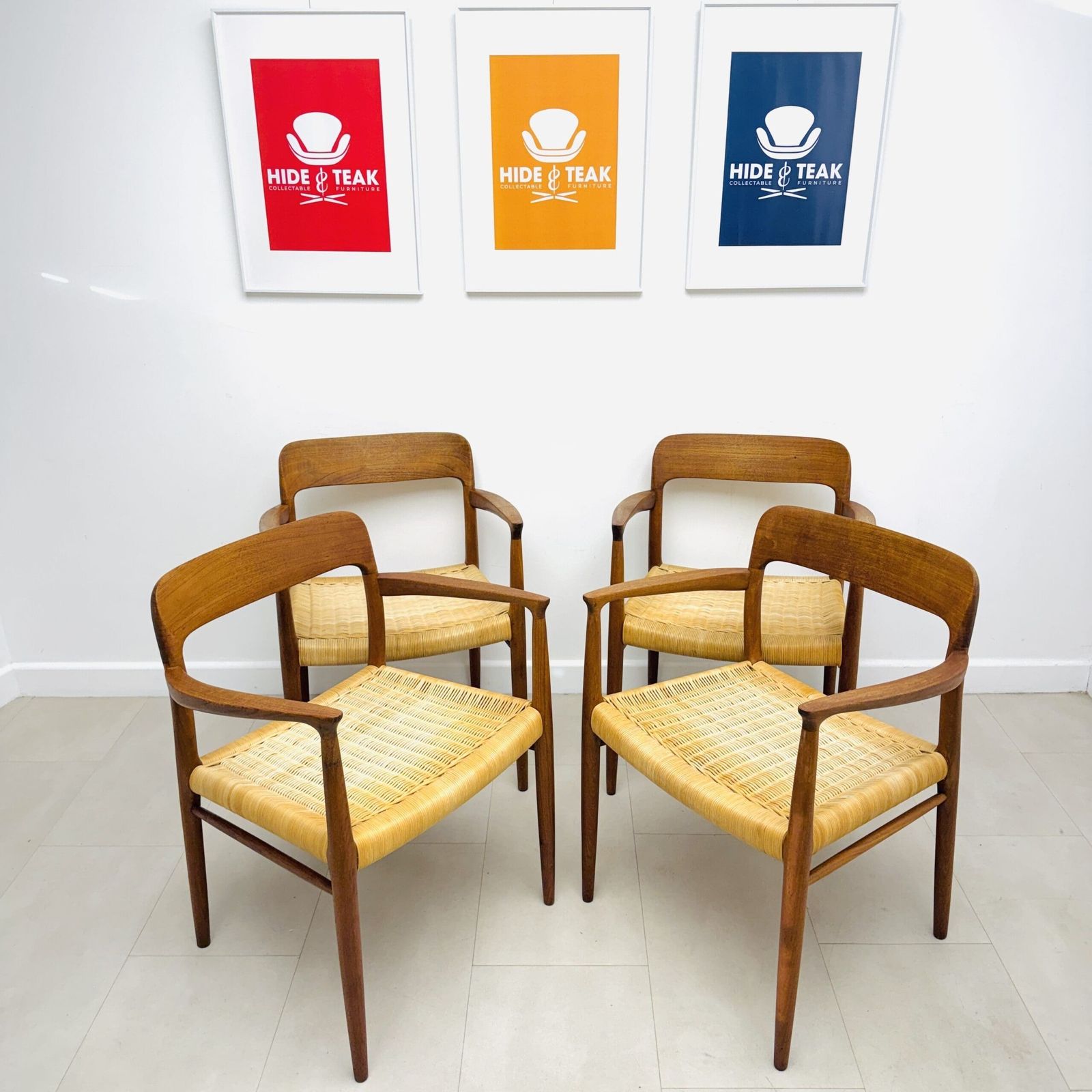Danish Dining Carver Chairs By Niels Otto Møller photo Furniture
