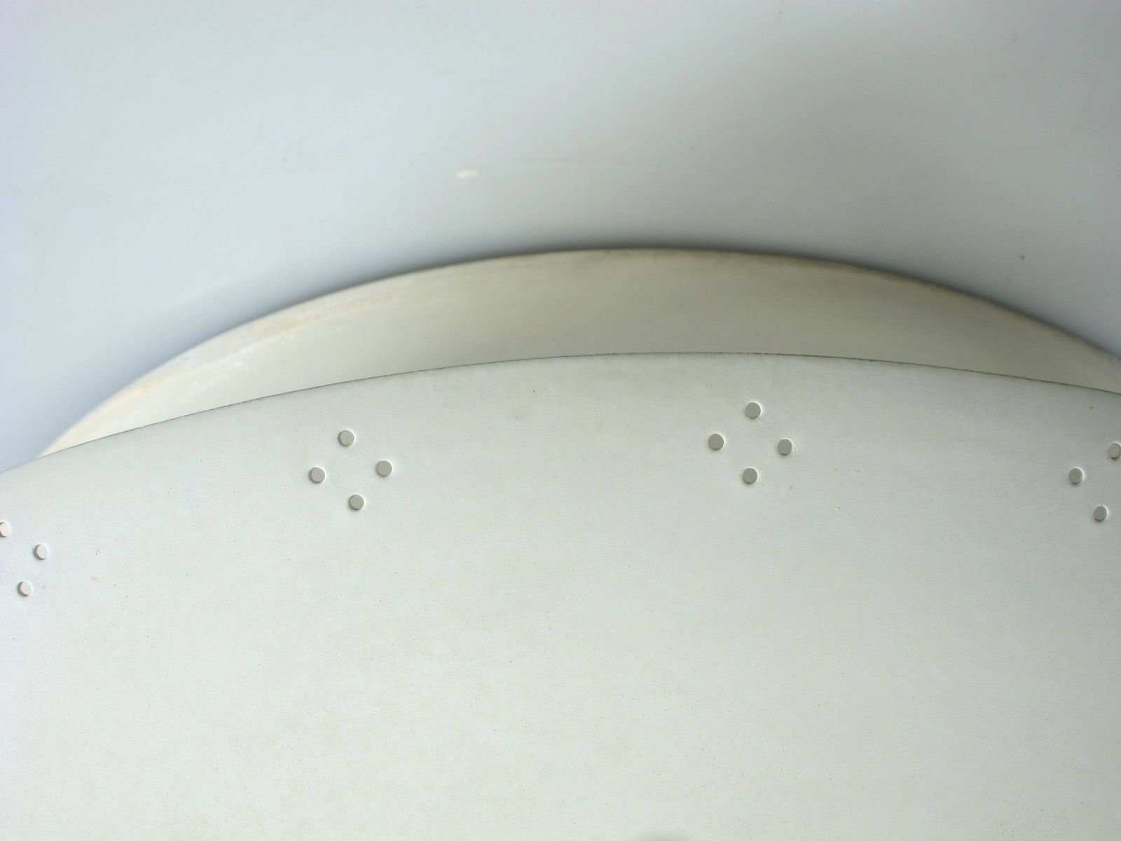 Super Rare Italian Inverted Umbrella Ceiling Lamp From The 1950s – Gino Sarfatti Style photo Lighting