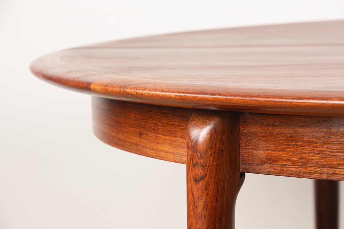 Table à manger danoise extensible en palissandre, par Kai Lyngfeldt Larsen pour Søren Willadsen, 1960. photo vinterior