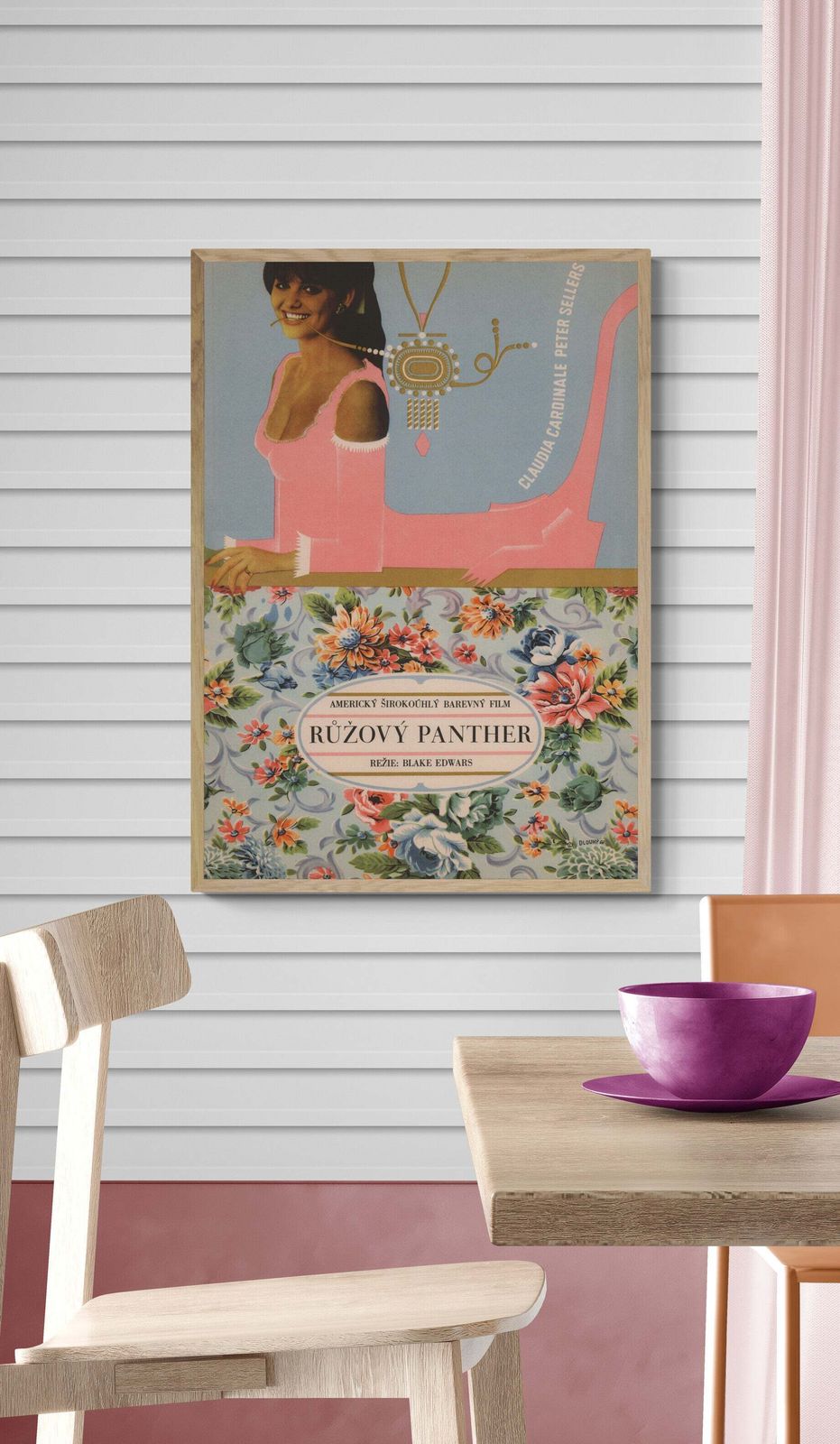 The Pink Panther Czech Poster photo furniture