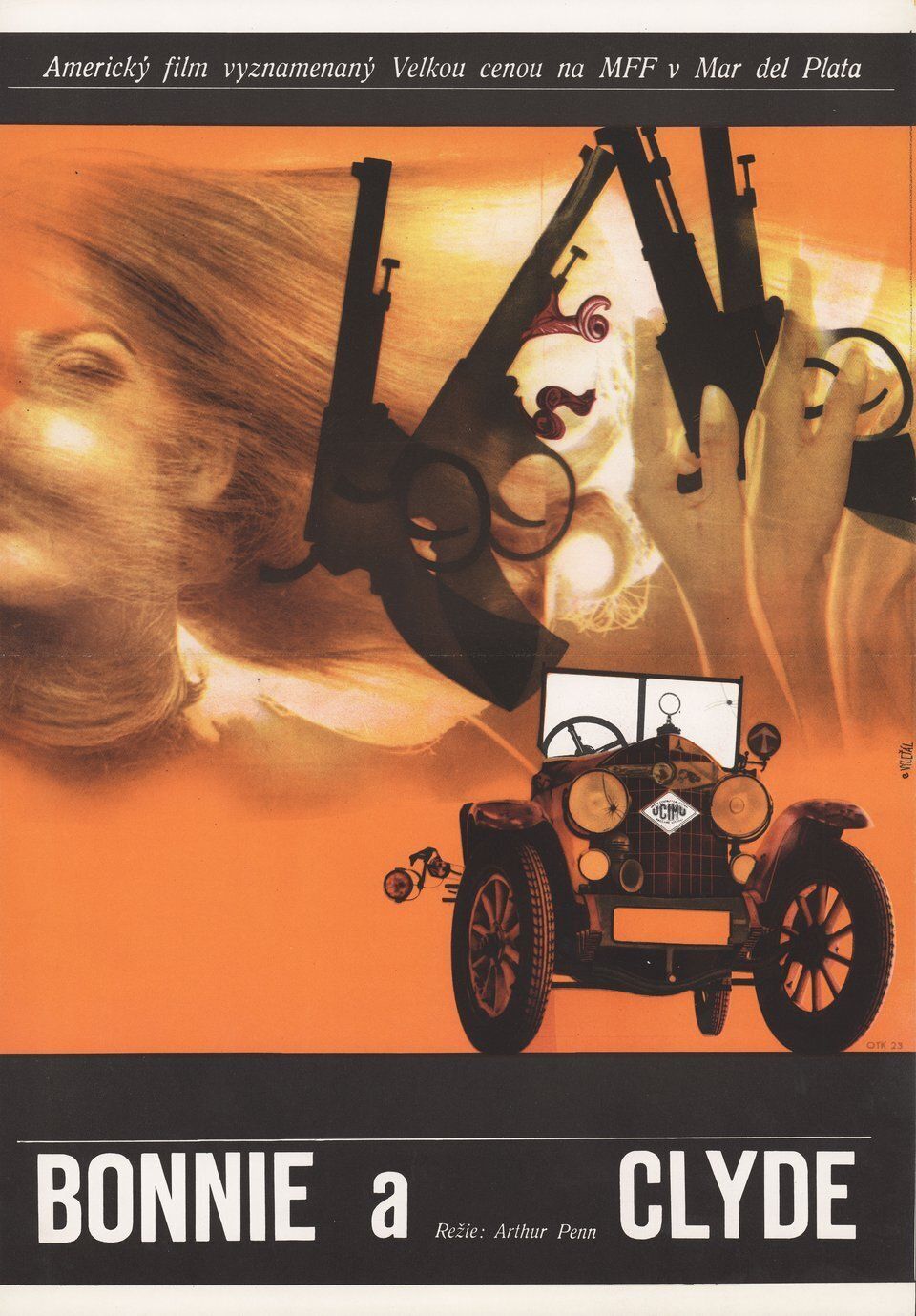 Bonnie And Clyde Czech Poster