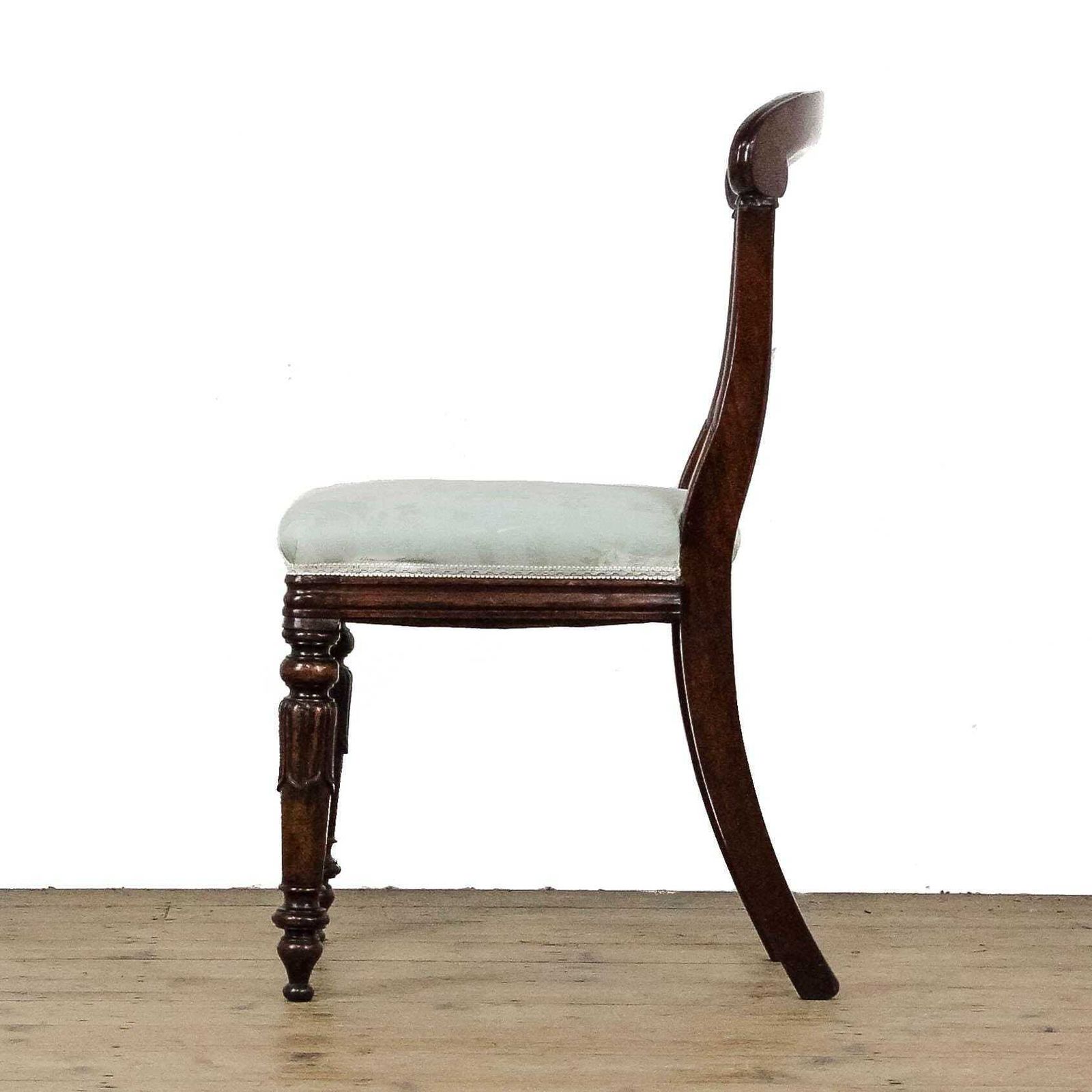 Set Of Six Victorian Mahogany Dining Chairs photo vinterior