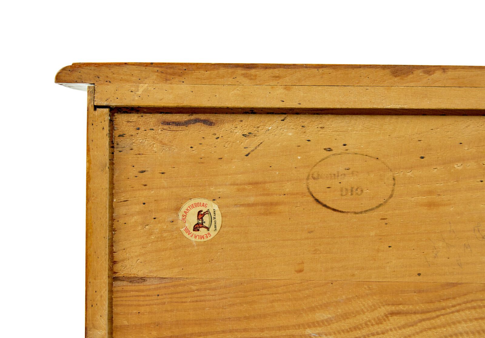 Simulated Birch Hand Painted Chest Of Drawers By Gemla Fabrikers photo buy